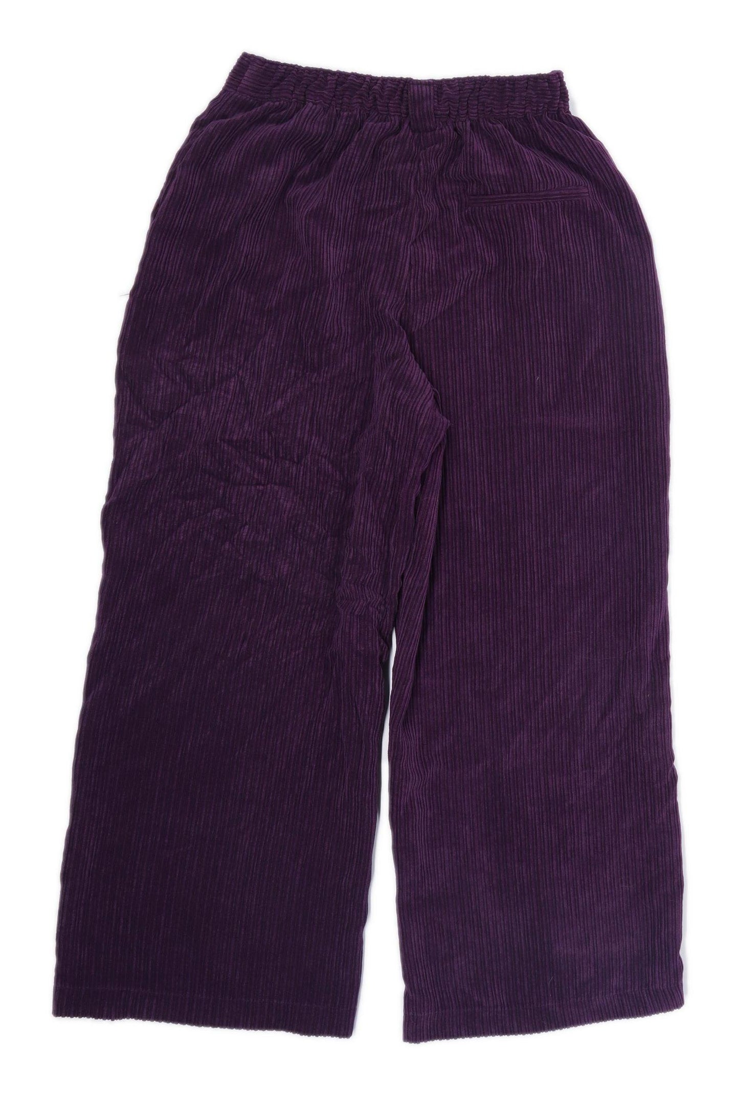 Womens Bershka Purple Corduroy Trousers Size M/L23