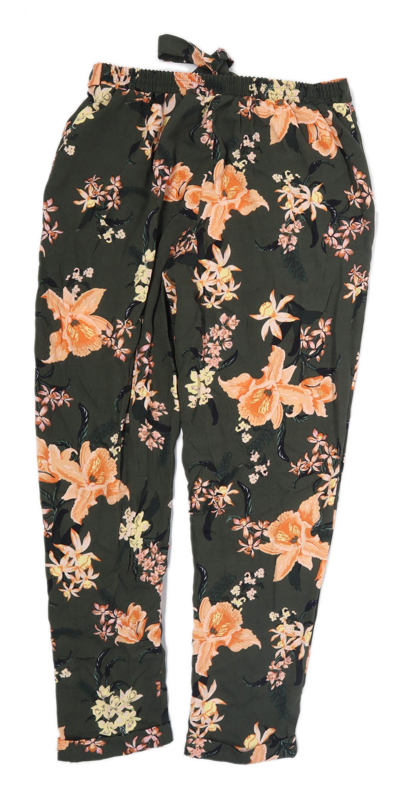 Womens Dorothy Perkins Green Trousers Size 12/L24