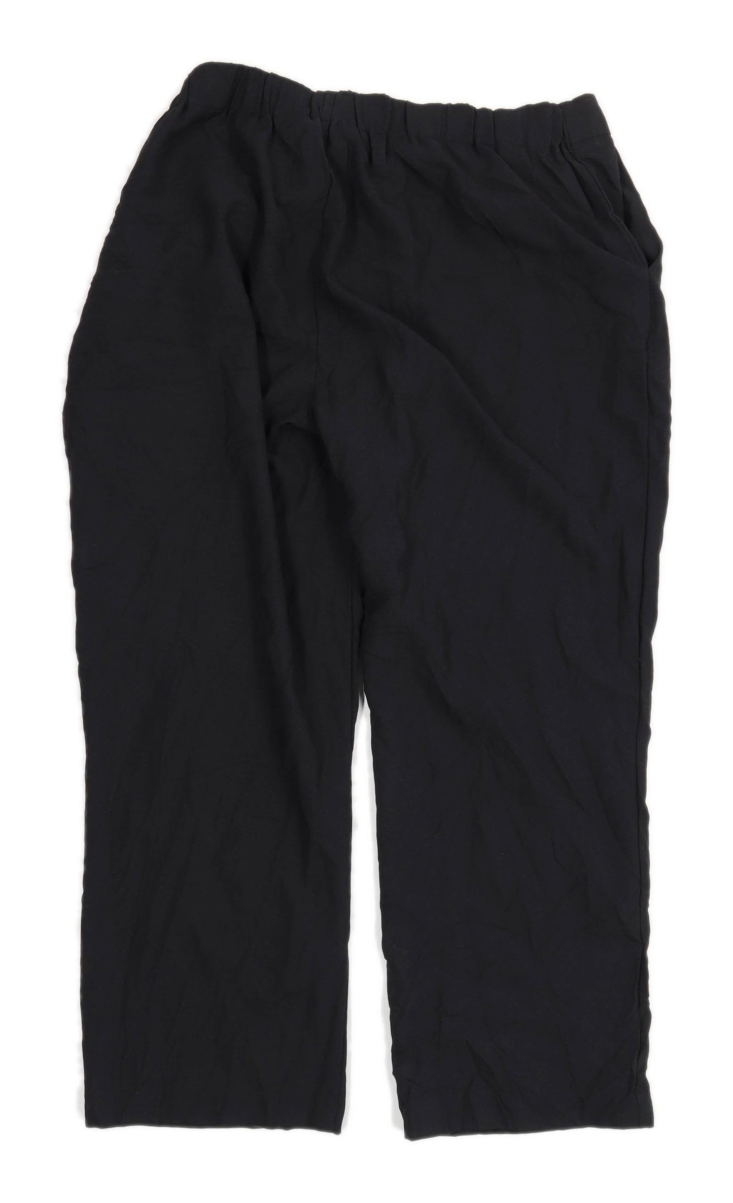 Womens Bonmarche Black Trousers Size 16/L24