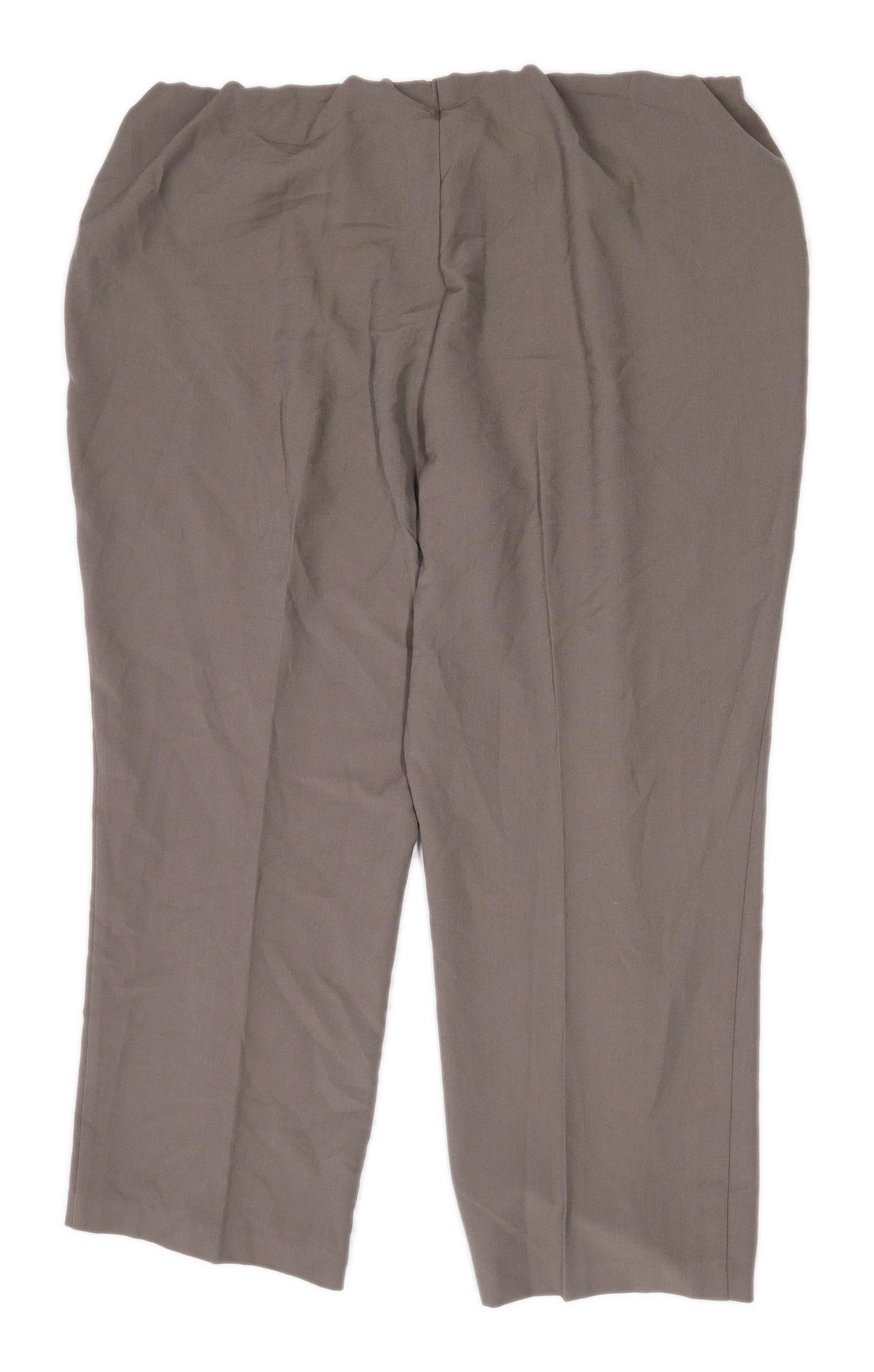 Womens Bonmarche Brown Trousers Size 22/L26