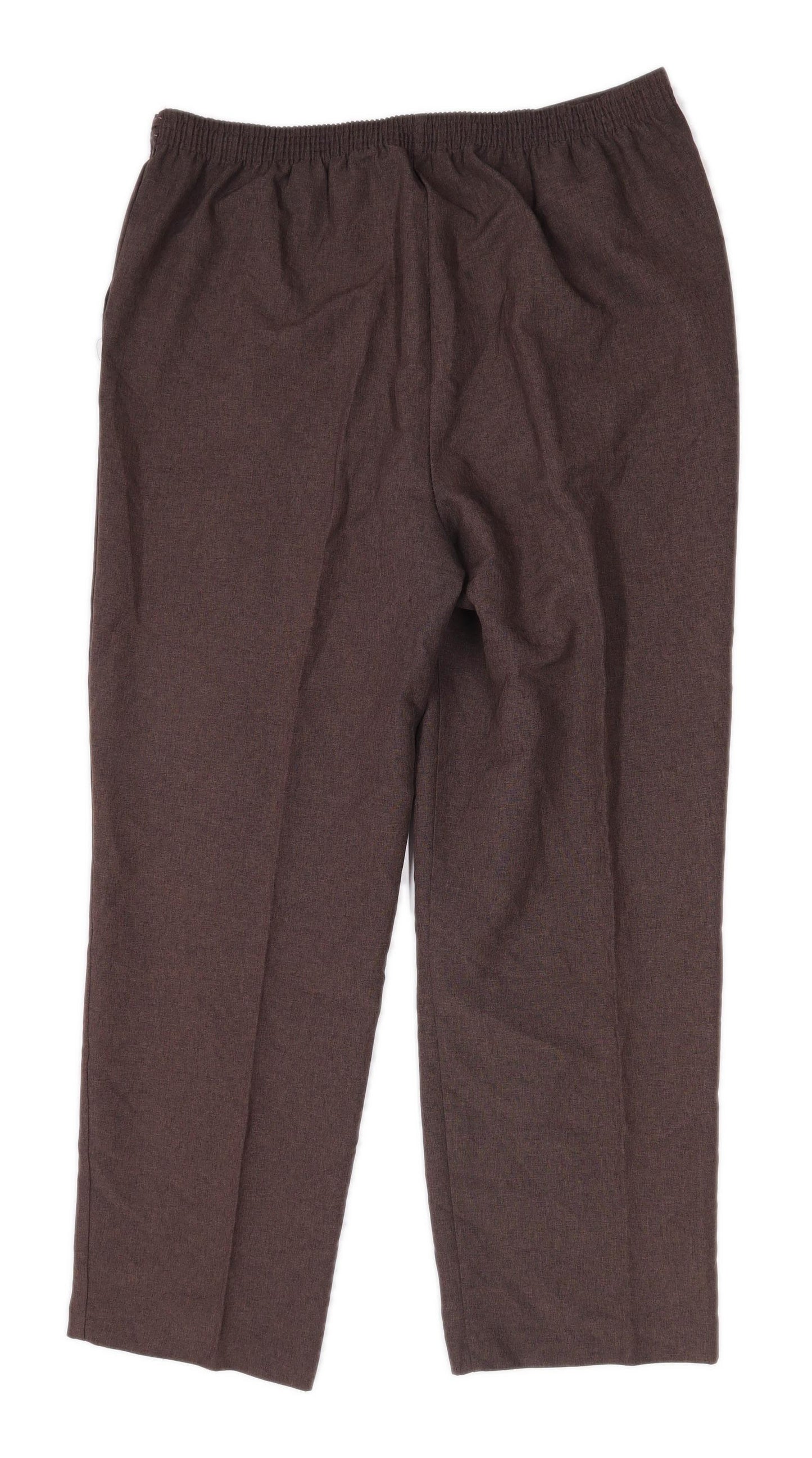 Womens Bonmarche Brown Trousers Size 14/L26