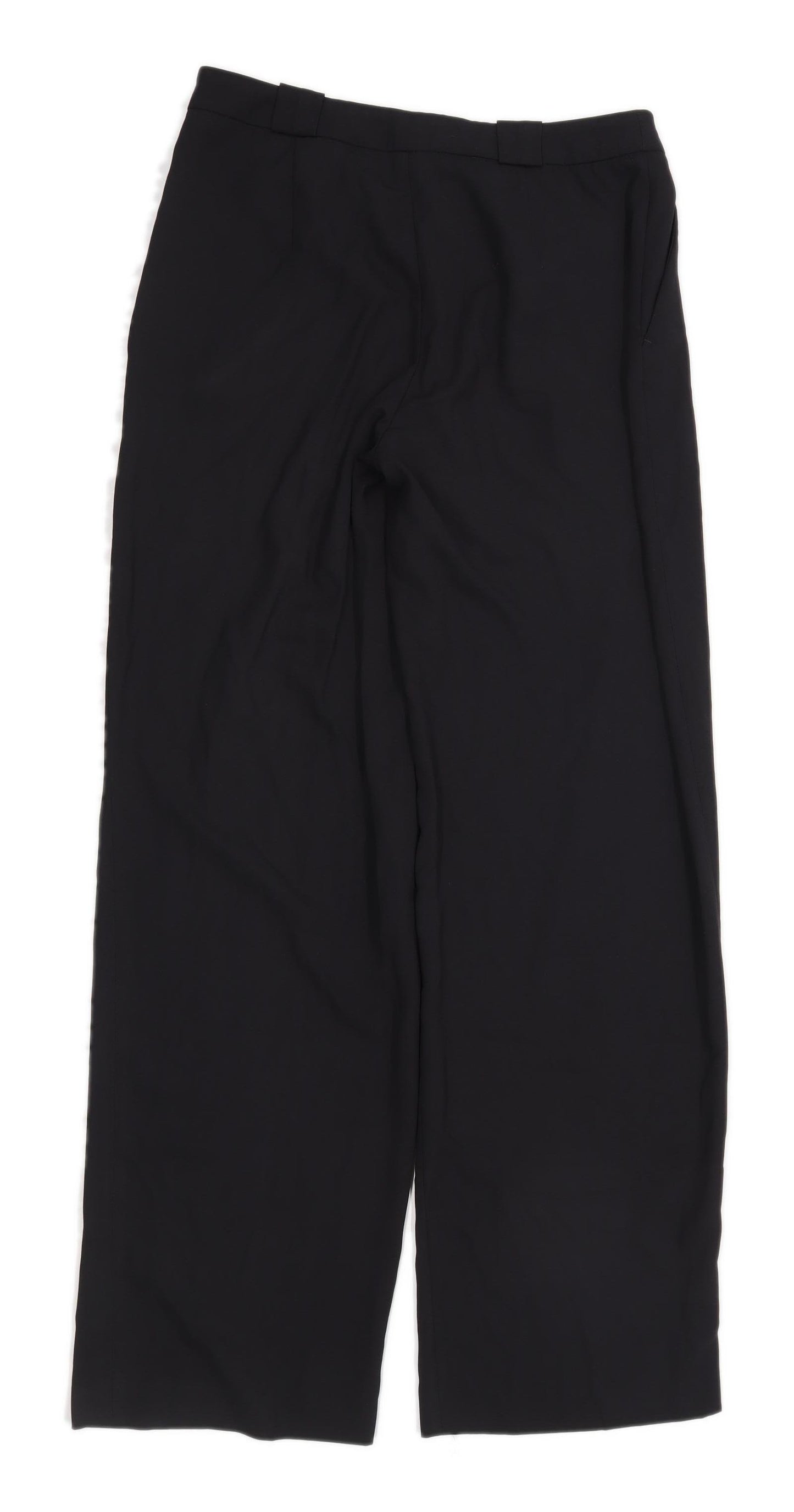 Womens H&M Black Trousers Size 8/L31