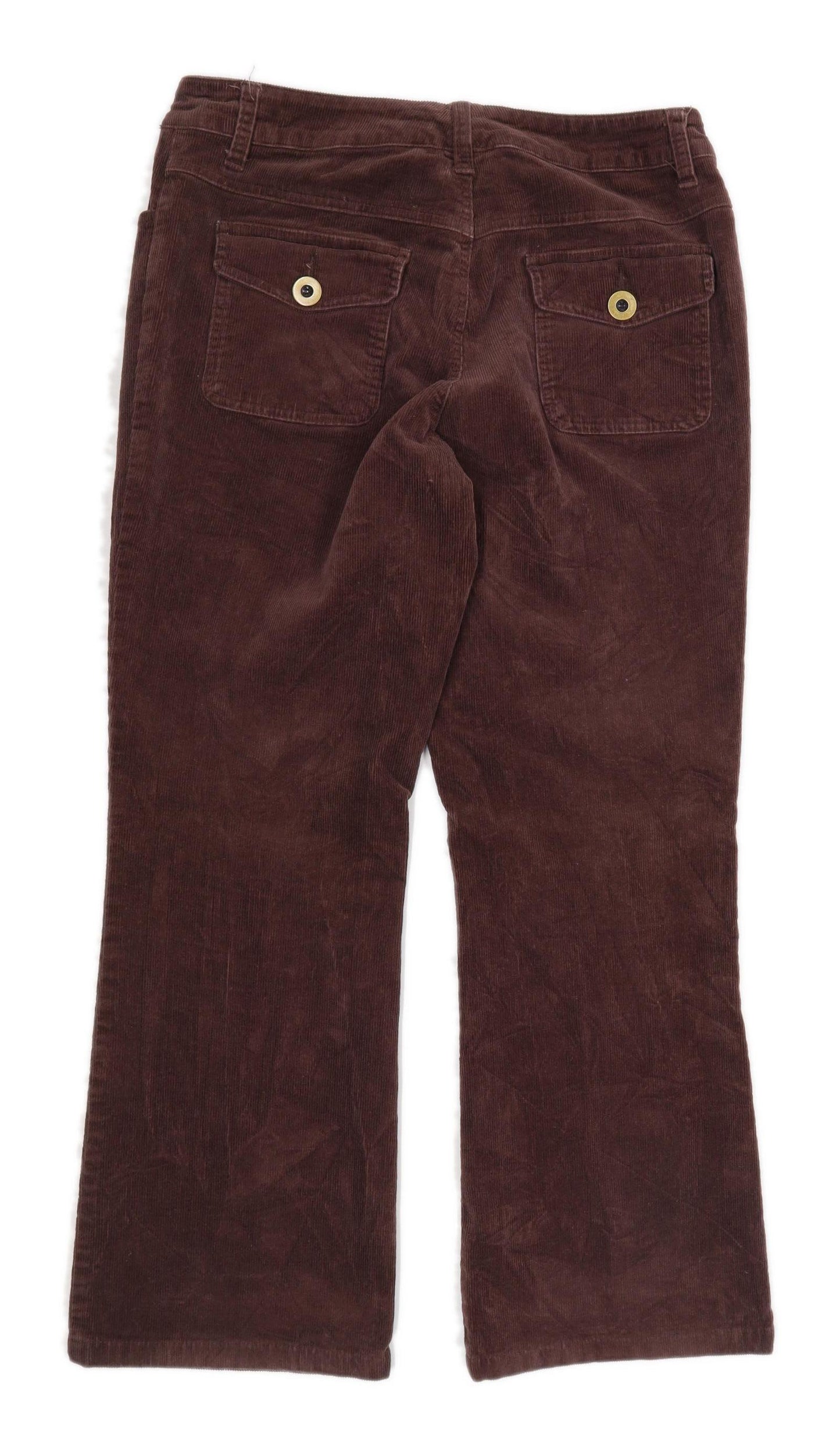 Womens For Women Brown Corduroy Trousers Size 16/L29