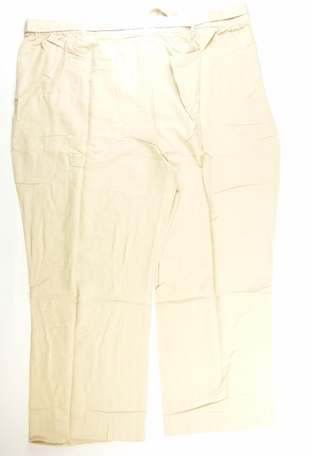 Womens Casual Comfort Beige Trousers Size 30/L30