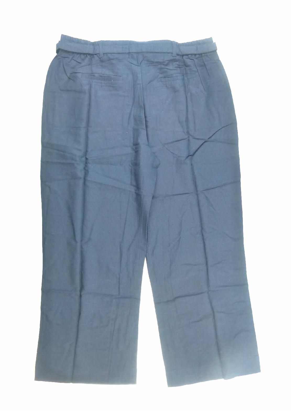 Womens Casual Comfort Blue Trousers Size 18/L27