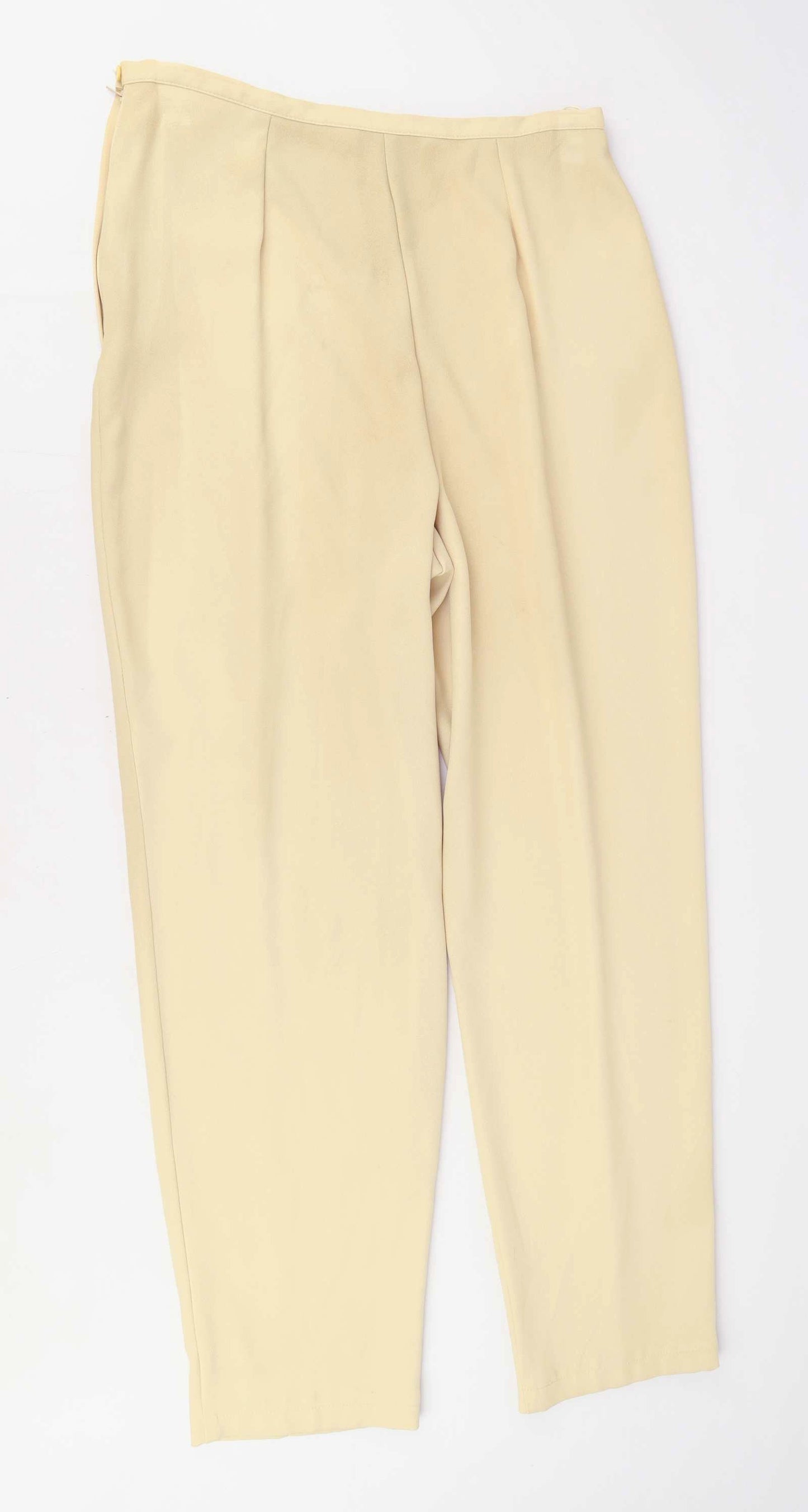 Womens Dorothy Perkins Beige Trousers Size 14/L28