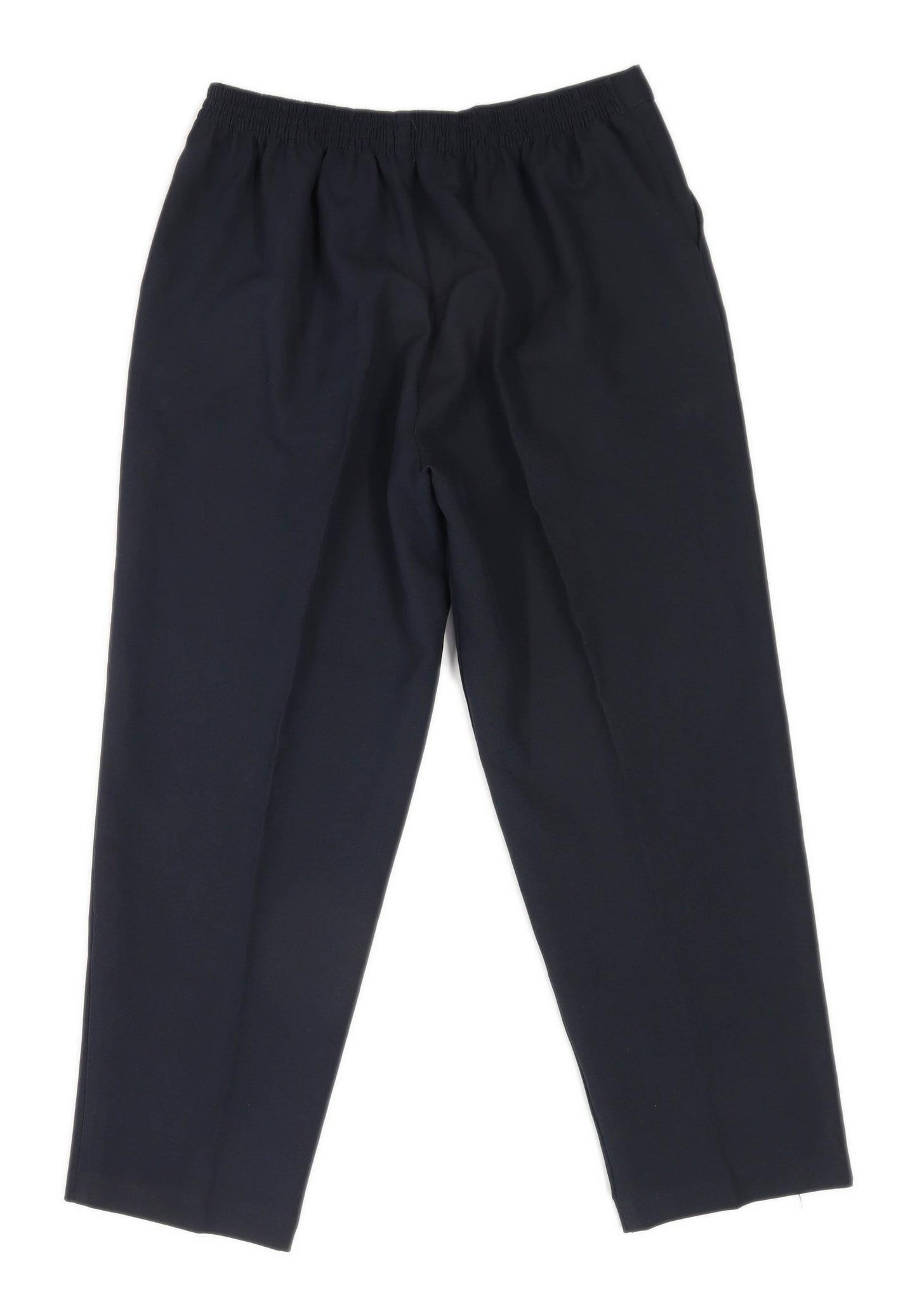 Womens Classic Blue Elasticated Trousers Size 14/L26