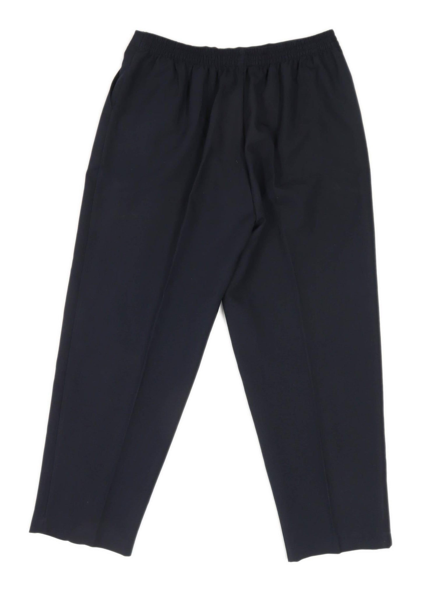 Womens Classic Blue Elasticated Trousers Size W28/L25