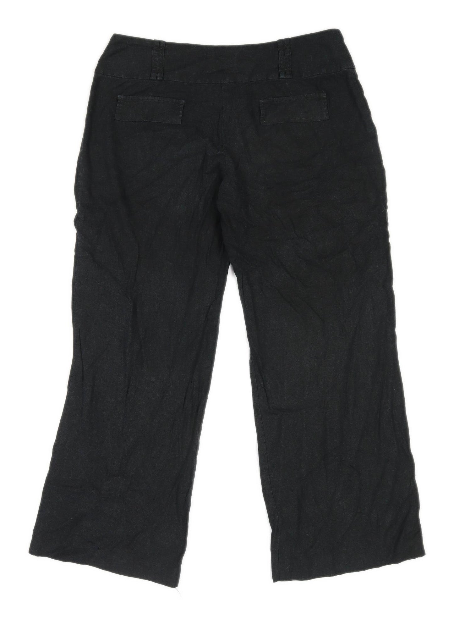 Womens George Black Trousers Size 14/L29