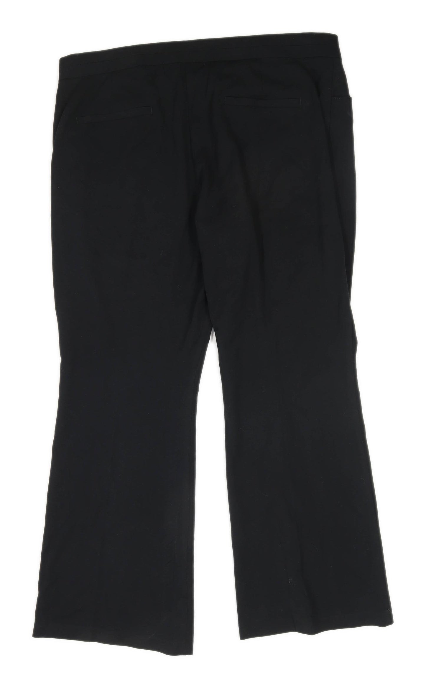 Womens Marks & Spencer Black Trousers Size 16/L27