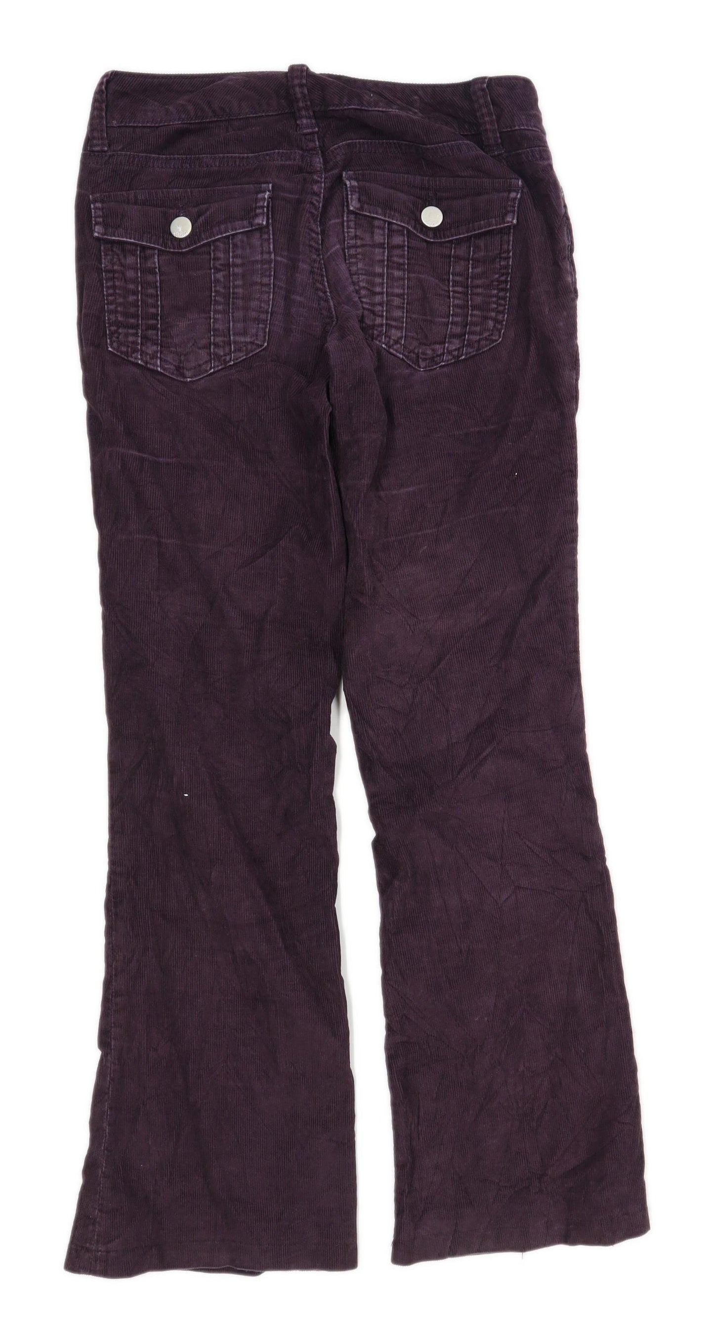 Womens GAP Purple Corduroy Trousers Size W24/L32