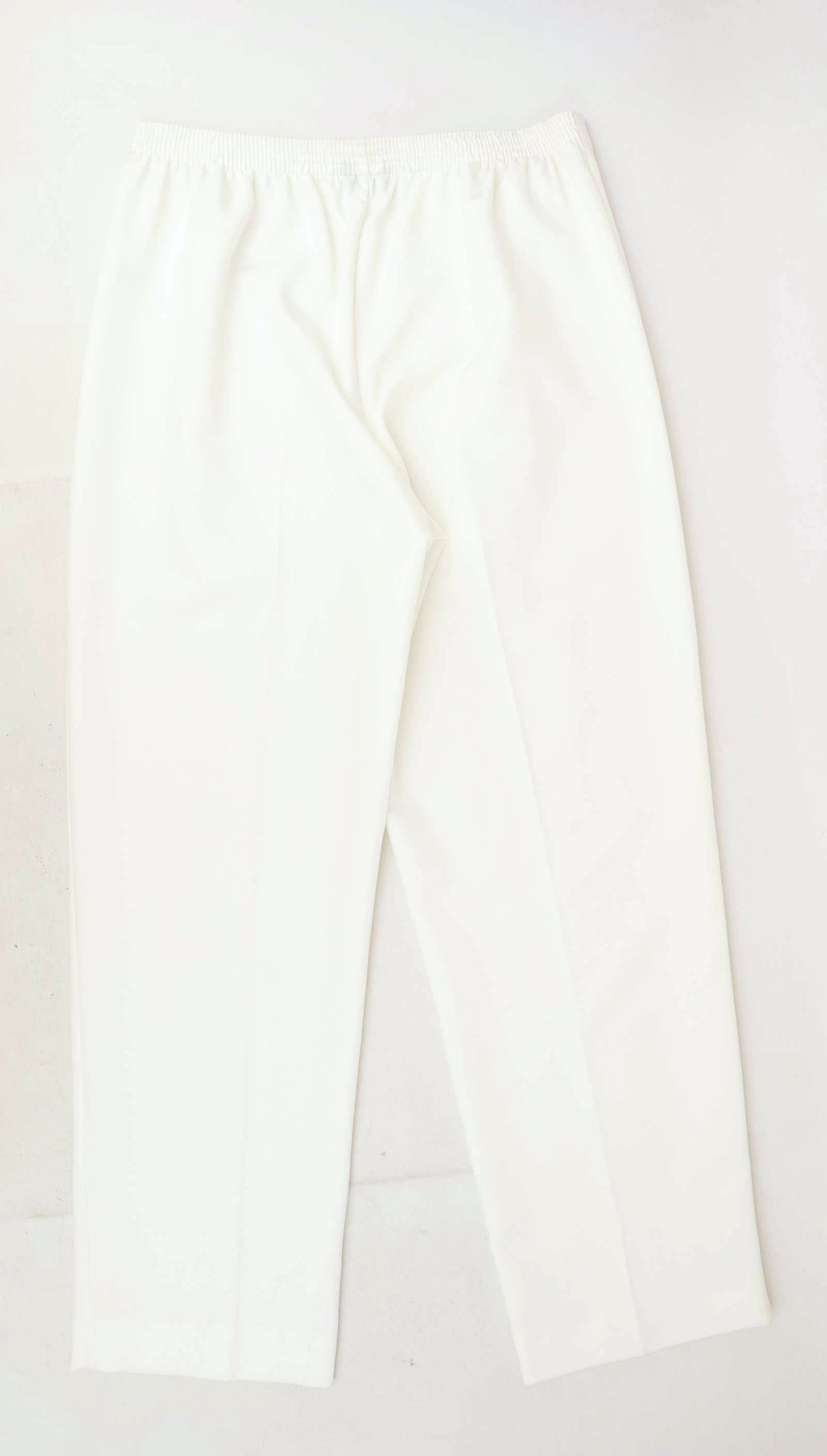 Womens Bonmarche White Trousers Size 14/L28