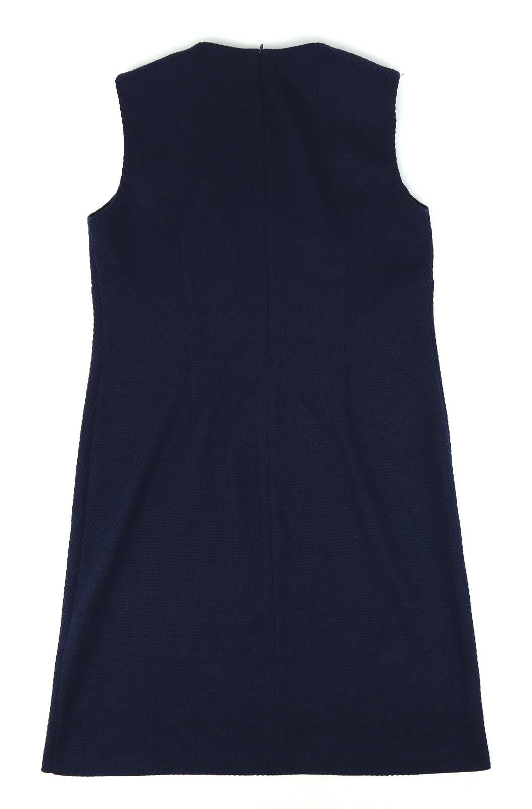 Marks & Spencer Womens Size 12 Blue Textured Dress (Regular)