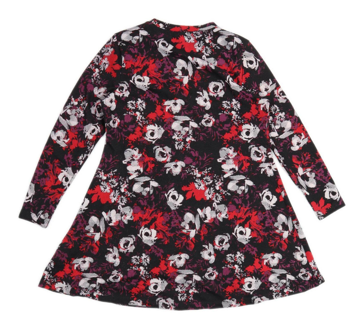 Capsule Womens Size 14 Floral Black Dress (Regular)