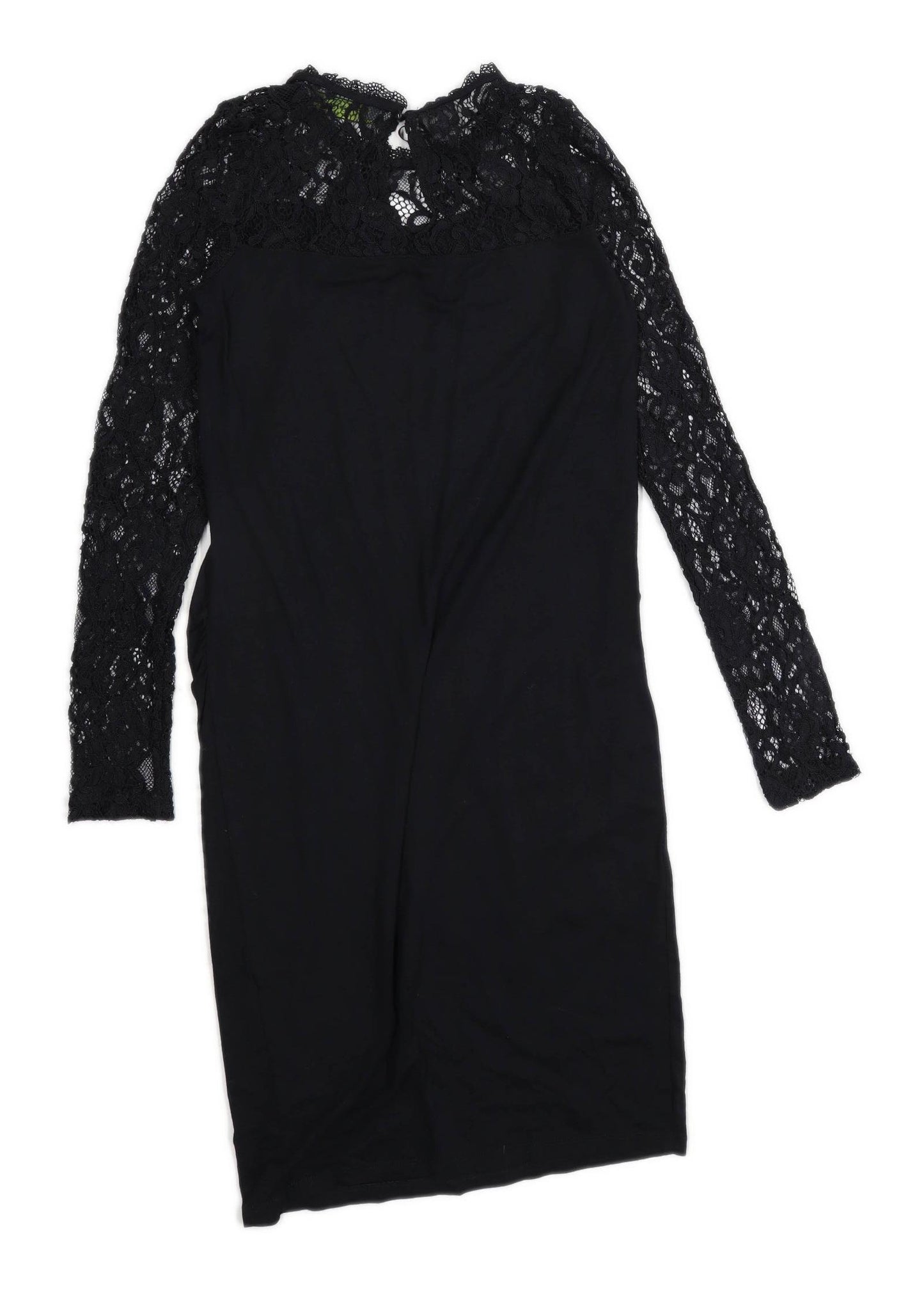 Blooming Marvellous Womens Size 8 Cotton Blend Black Dress (Regular)