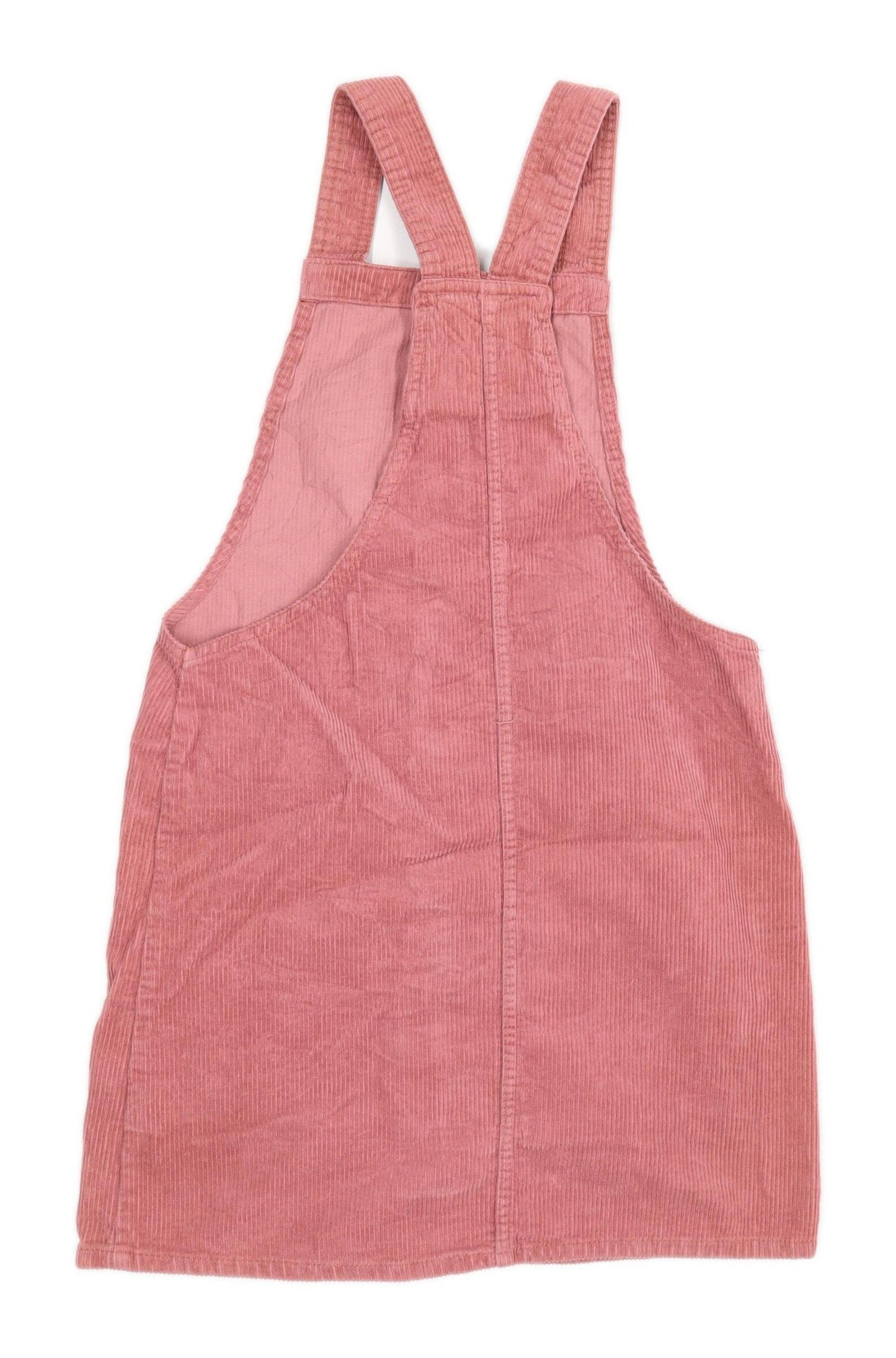 Denim Co Womens Size 8 Textured Corduroy Pink Dress (Regular)