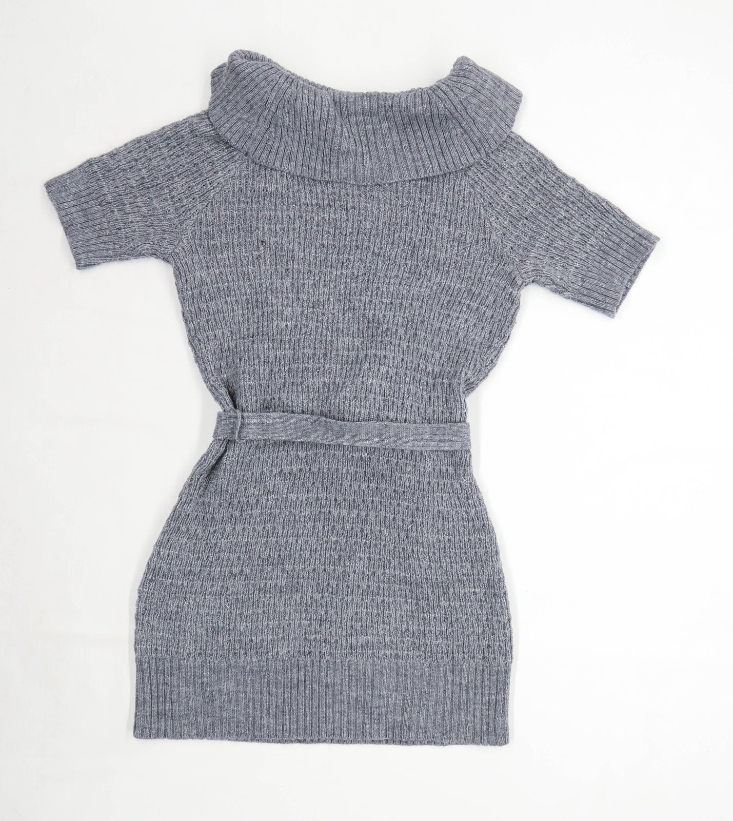 Wallis Womens Size M Grey Jumper Dress (Regular)