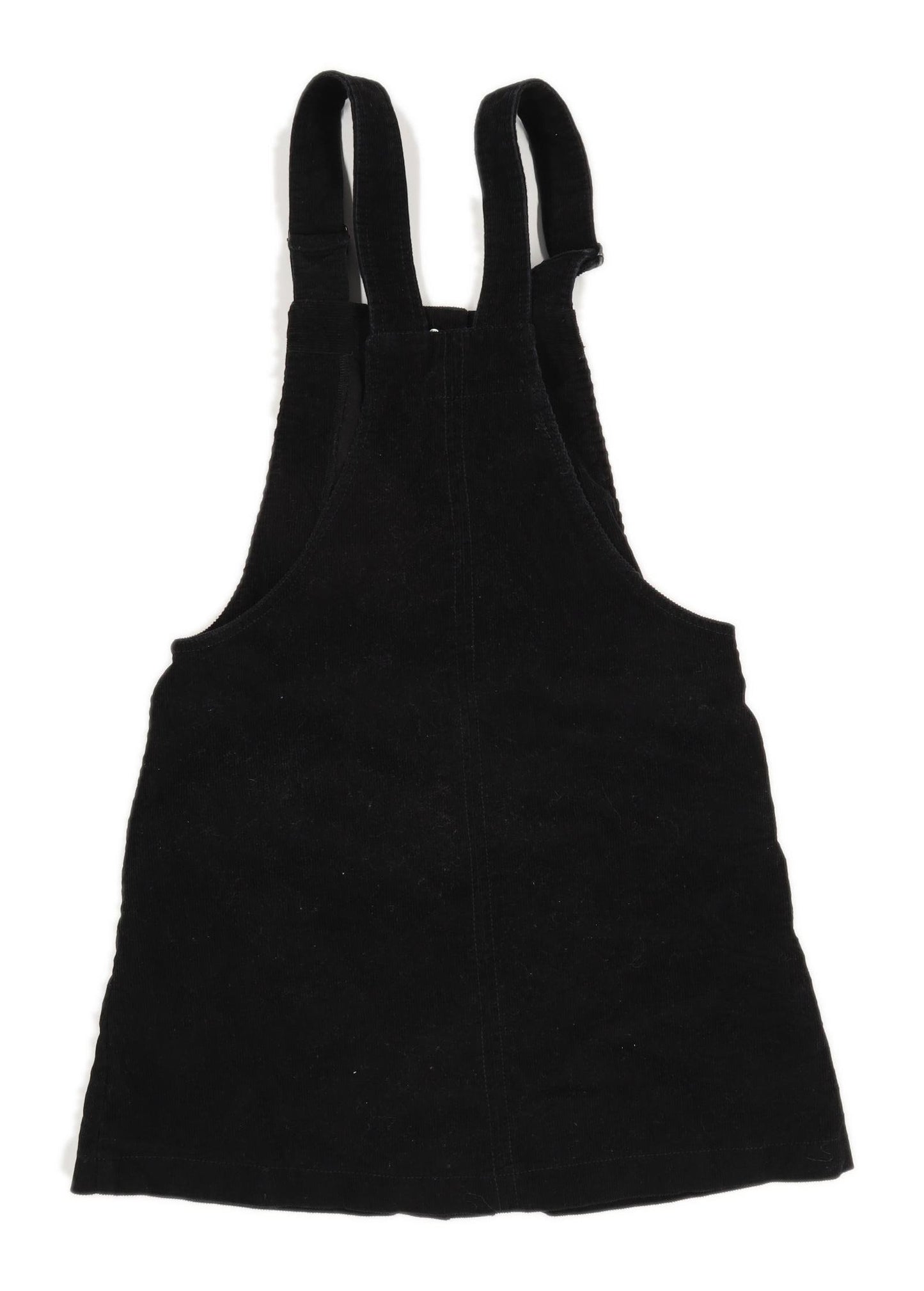 Cooperative Womens Size XS Corduroy Black Button Up Pinafore Dress (Regular)
