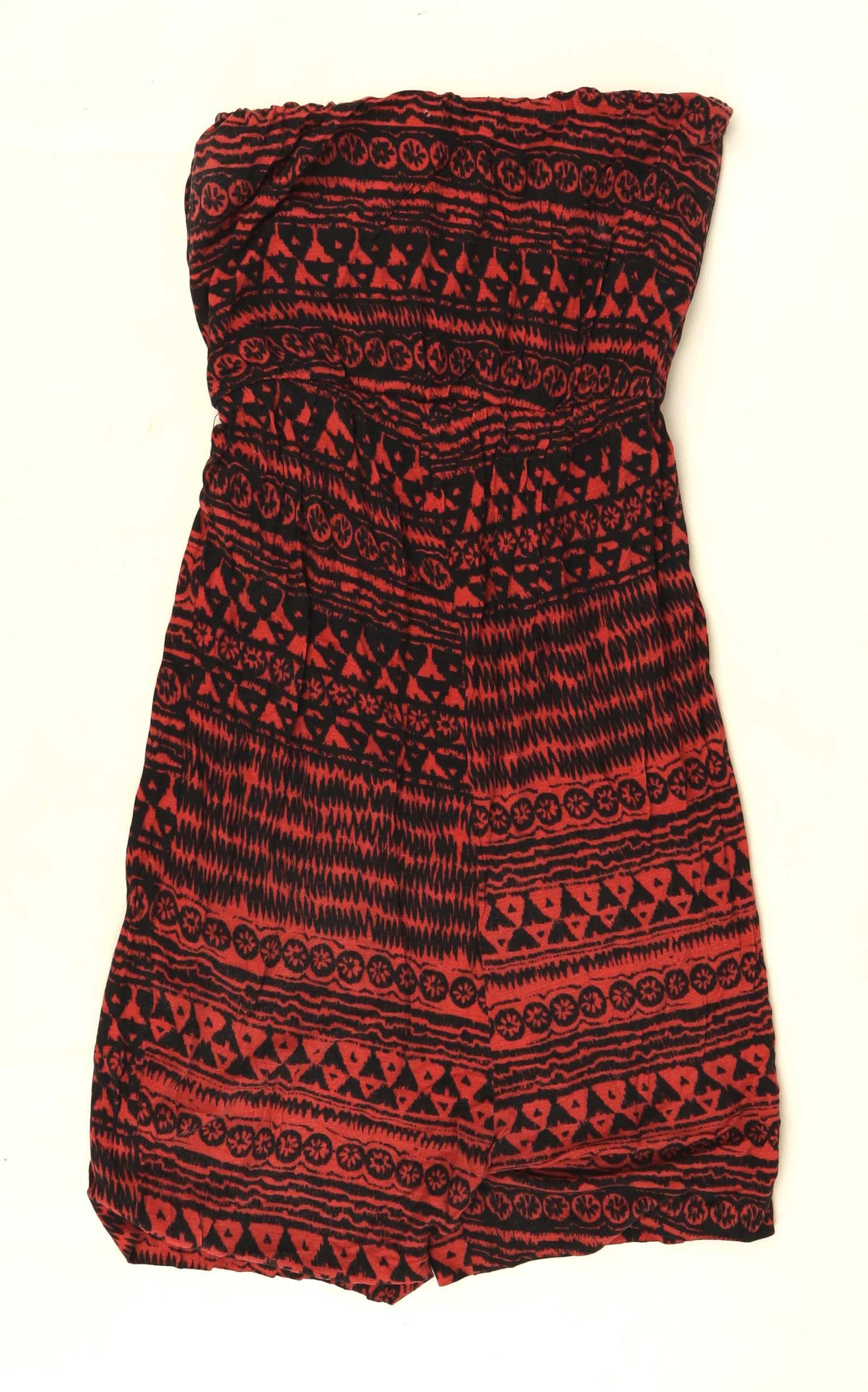 Bershka Womens Size S Geometric Black Summer Playsuit (Regular)