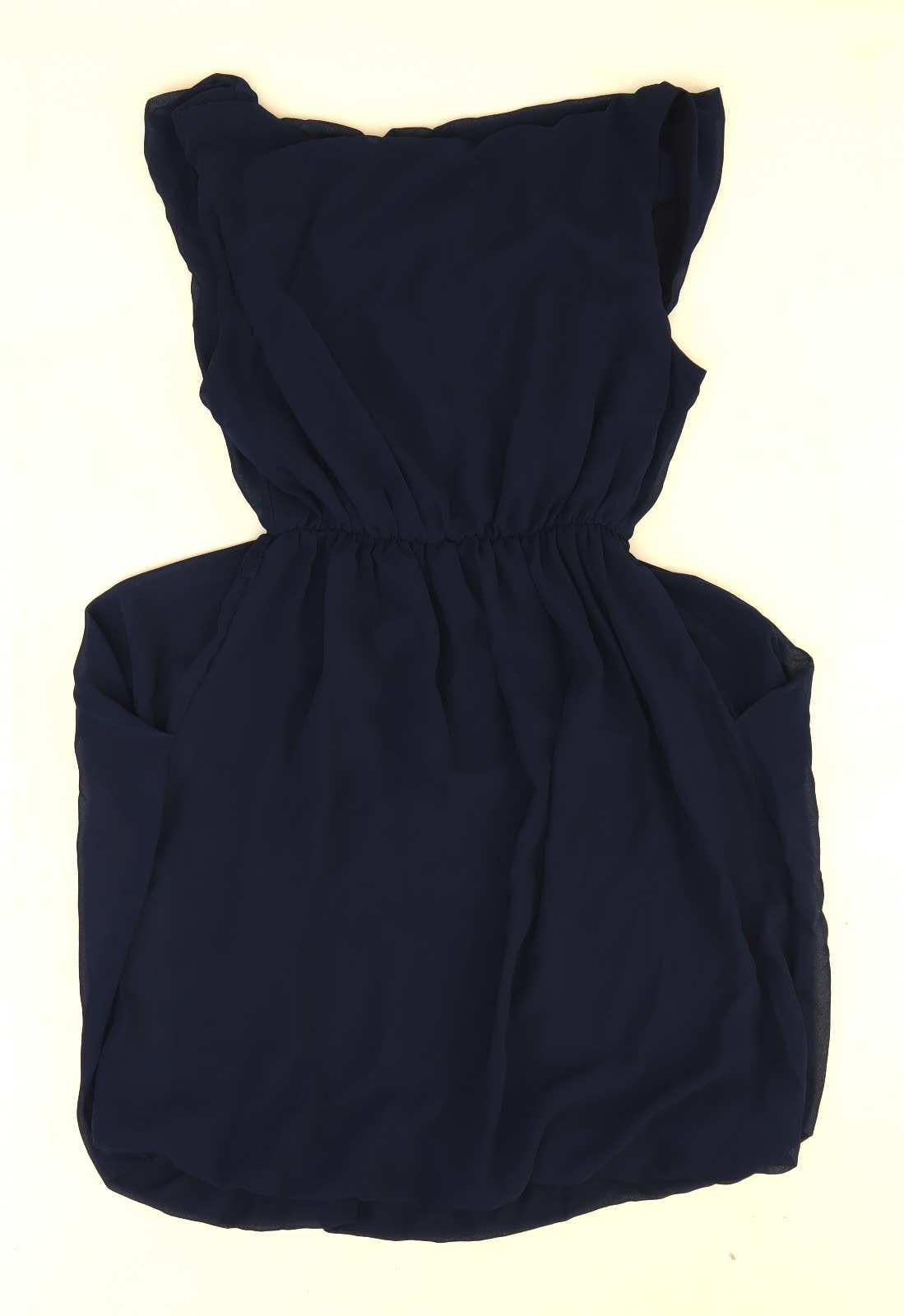 Cameo Rose Womens Size 12 Blue Off The Shoulder Dress (Regular)