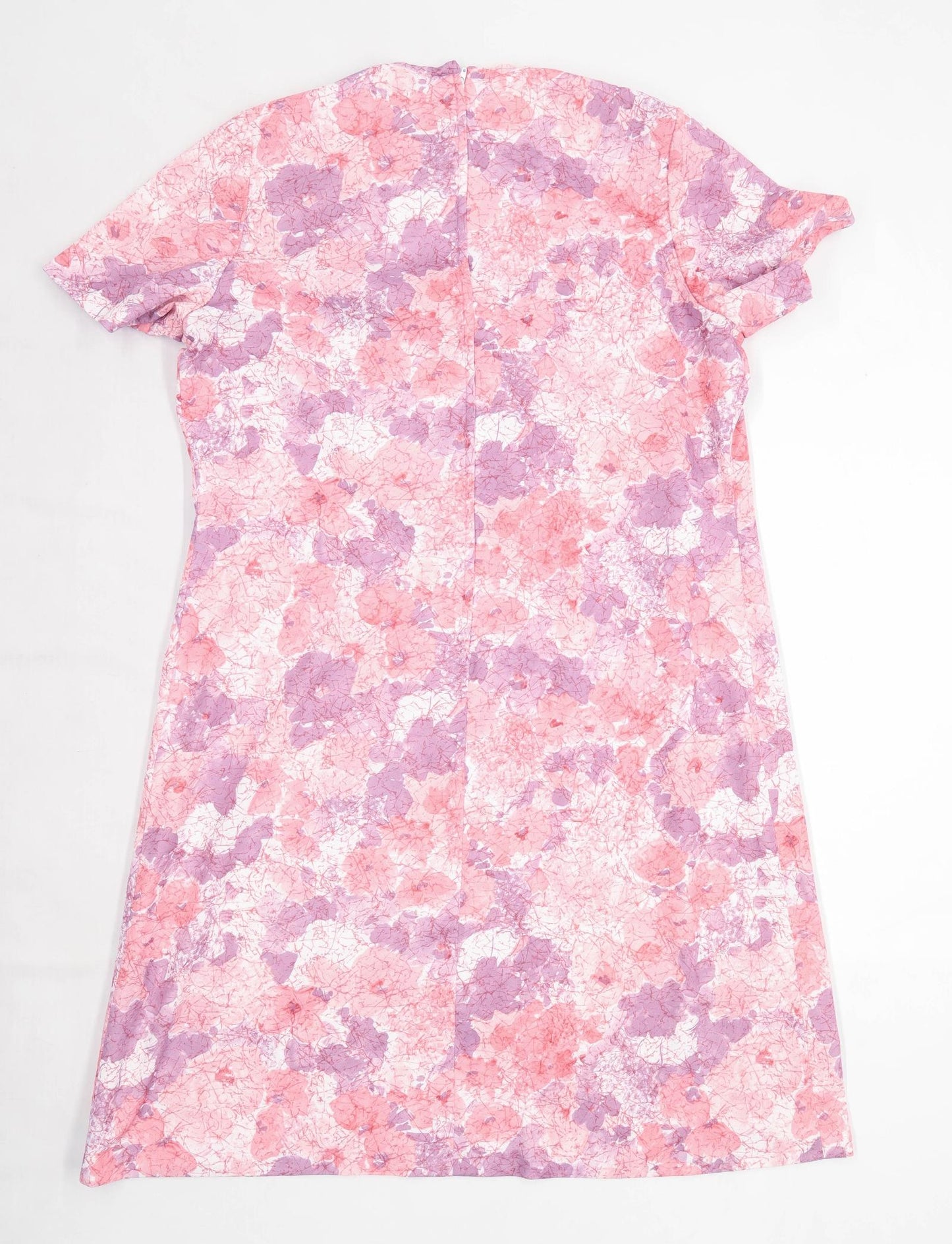 Norman Linton Womens Size 22 Floral Pink Dress (Regular)