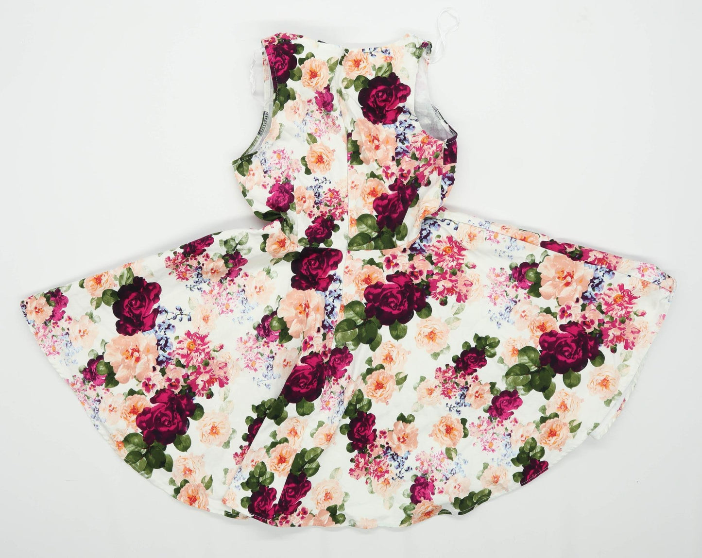 AX Paris Womens Size 10 Floral White Dress (Regular)