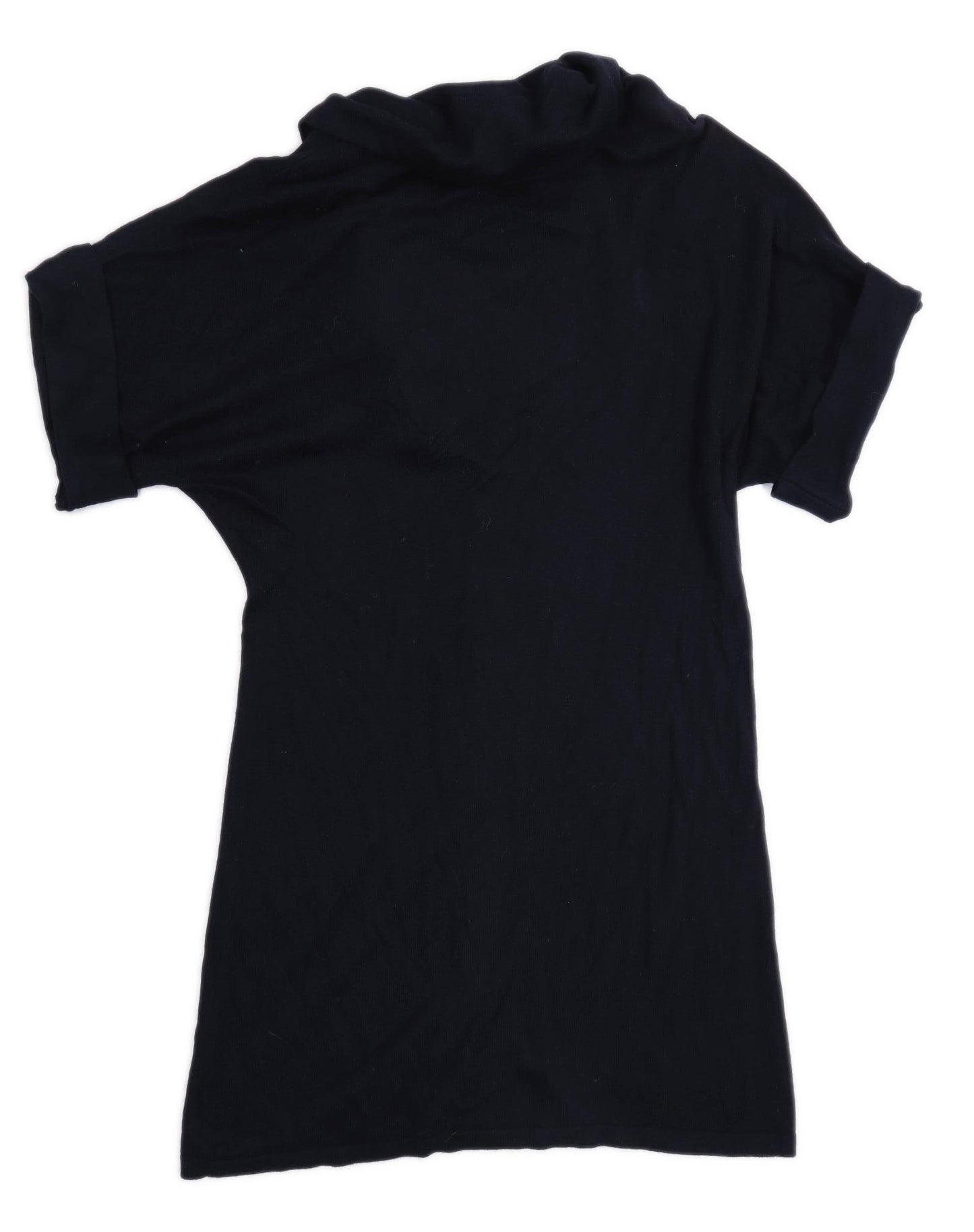 Preworn Womens Size M-L Cotton Blend Black Dress (Regular)