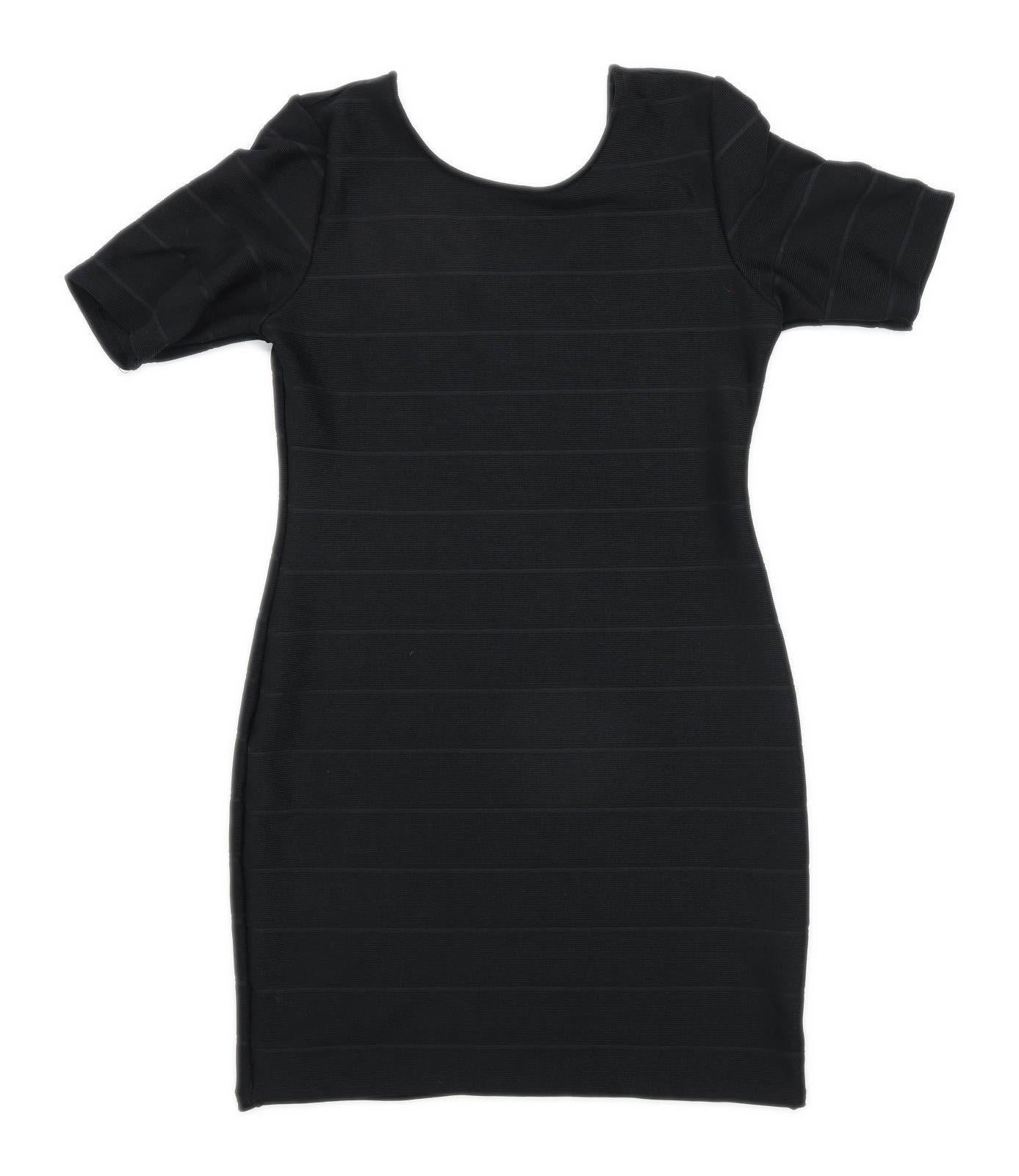 Blue Vanilla Womens Size M Black Bodycon Dress (Regular)