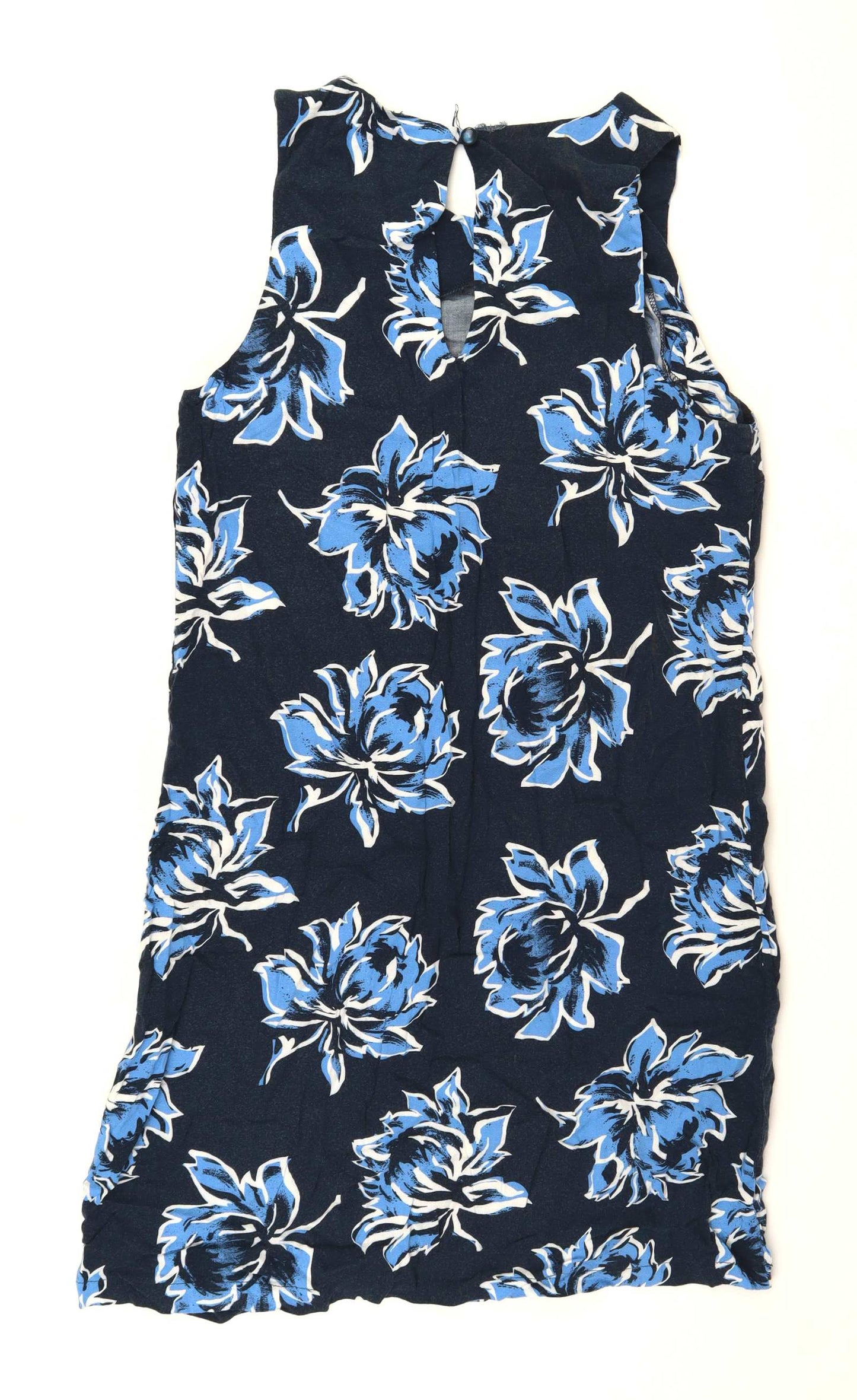 Atmosphere Womens Size 8 Floral Blue Shift Dress (Regular)