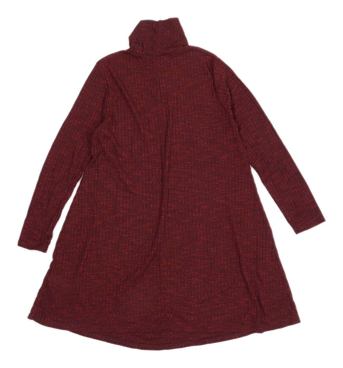 New Look Womens Size 14 Burgundy Dress (Regular)