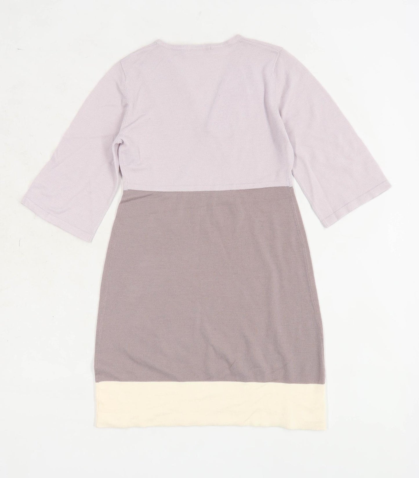 Boden Womens Size 8 Cotton Blend Beige Jumper Dress (Regular)