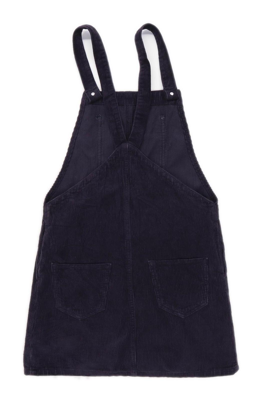 Topshop Womens Size 6 Cotton Blend Blue Pinafore Dress (Regular)