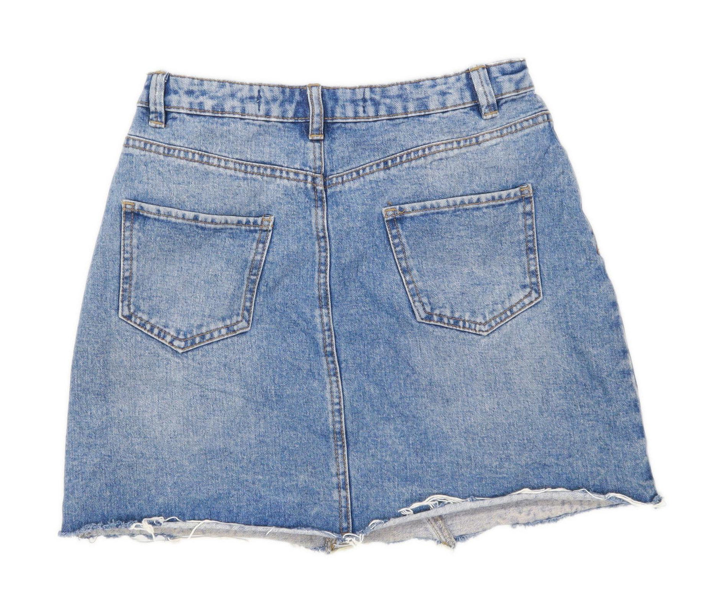 Denim Co Womens Size 8 Denim Blue Skirt (Regular)
