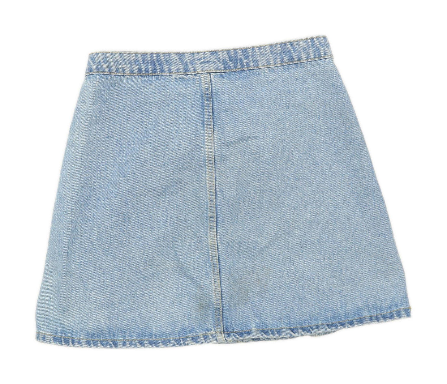 Denim Co Womens Size 8 Denim Blue Skirt (Regular)