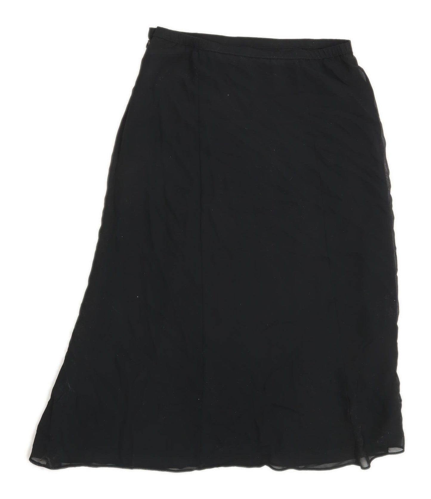 Marks & Spencer Womens Size 14 Black Skirt (Regular)