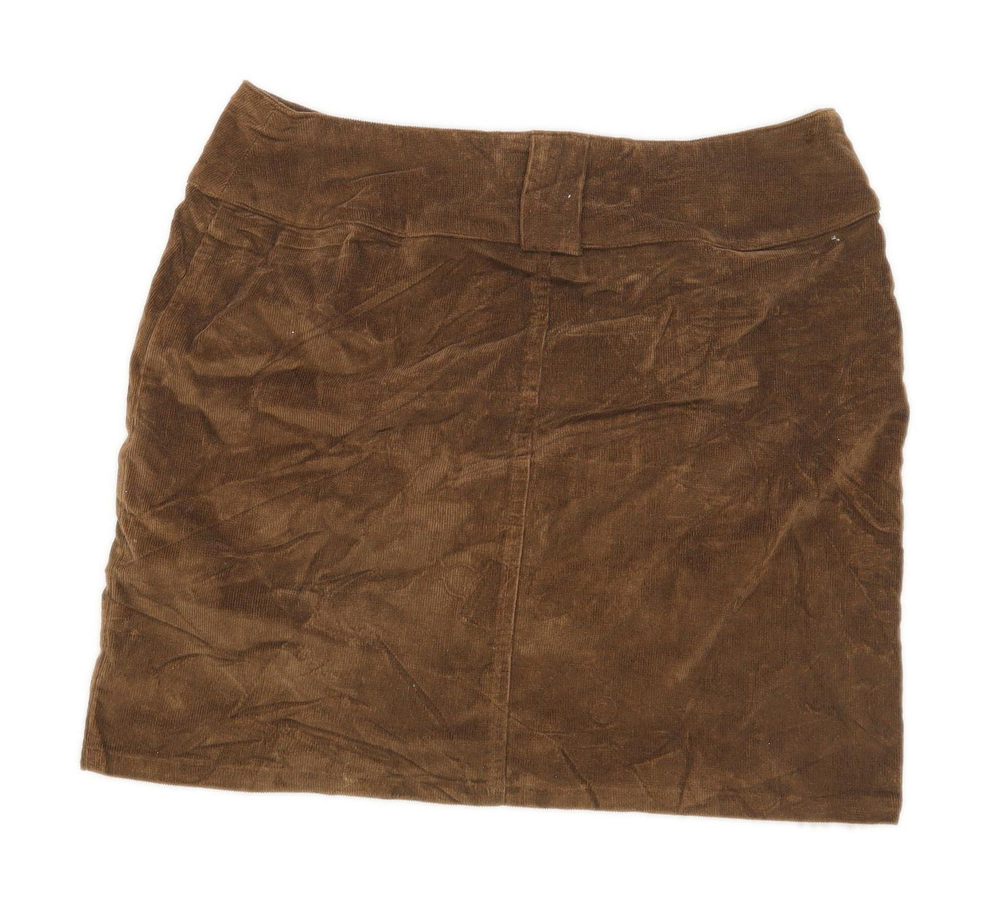 Amazing Jeans Womens Size 12 Cotton Blend Brown Skirt (Regular)