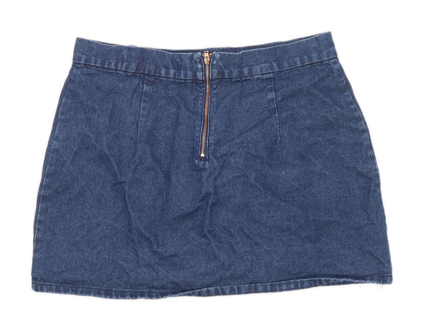 Denim Co Womens Size 16 Denim Blue Skirt (Regular)