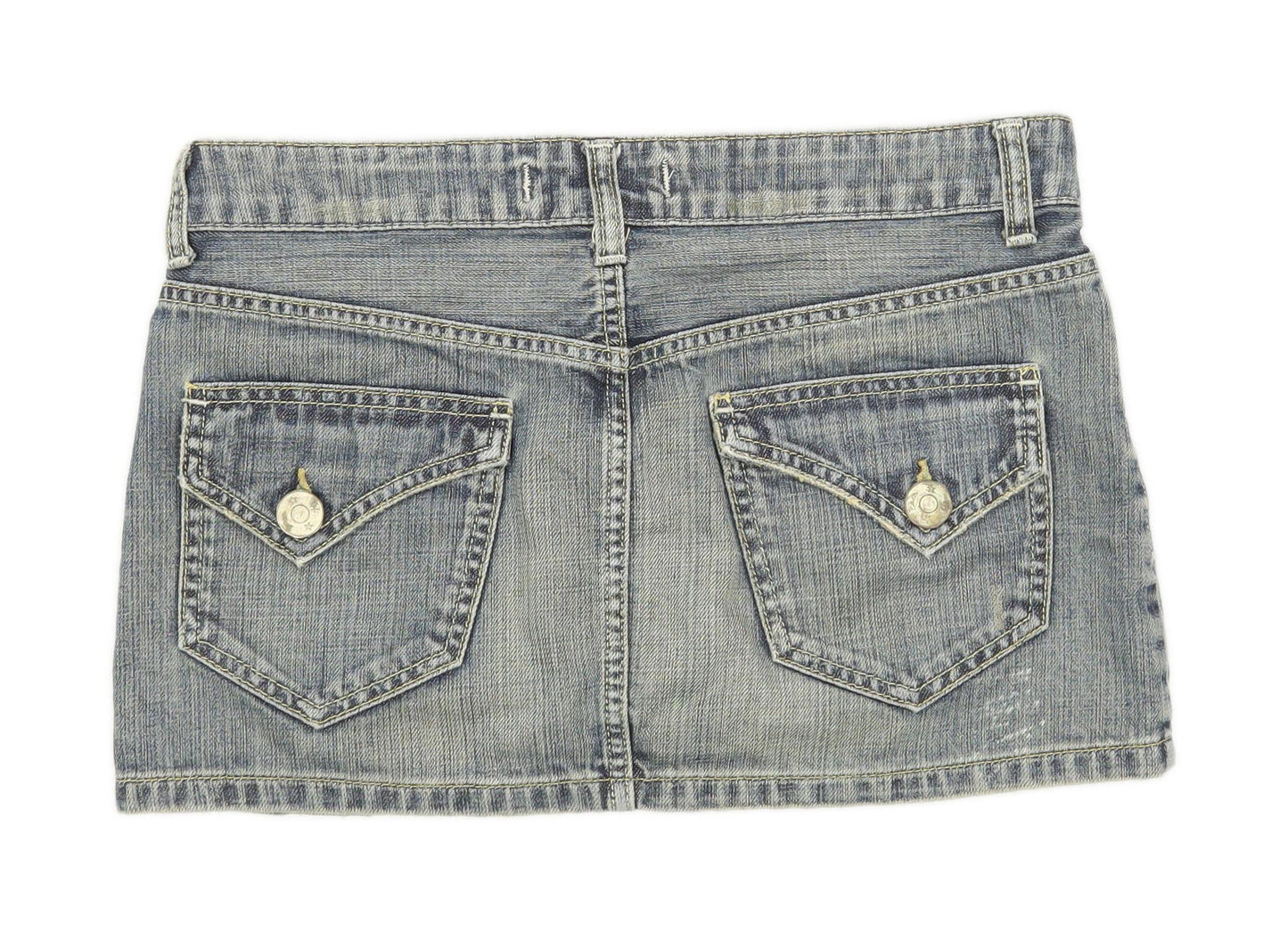 MF Denim Womens Size 10 Denim Blue Skirt (Regular)