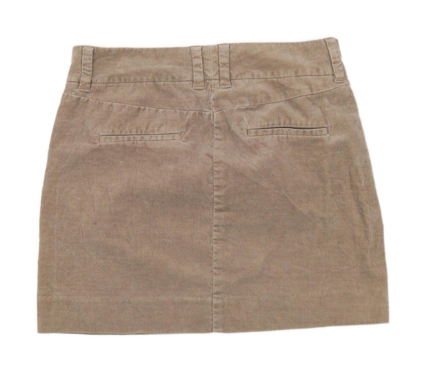 J Crew Womens Size W31 Corduroy Blend Textured Brown Skirt (Regular)