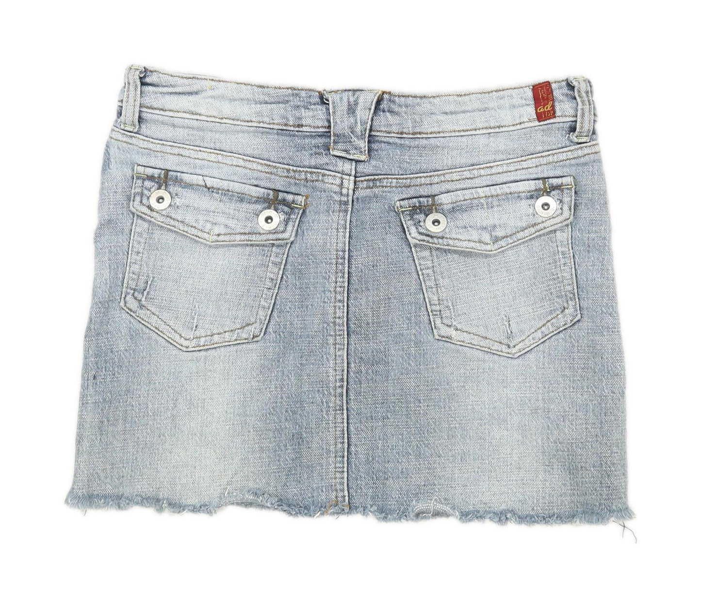 Preworn Womens Size W31 Denim Blue Skirt (Regular)