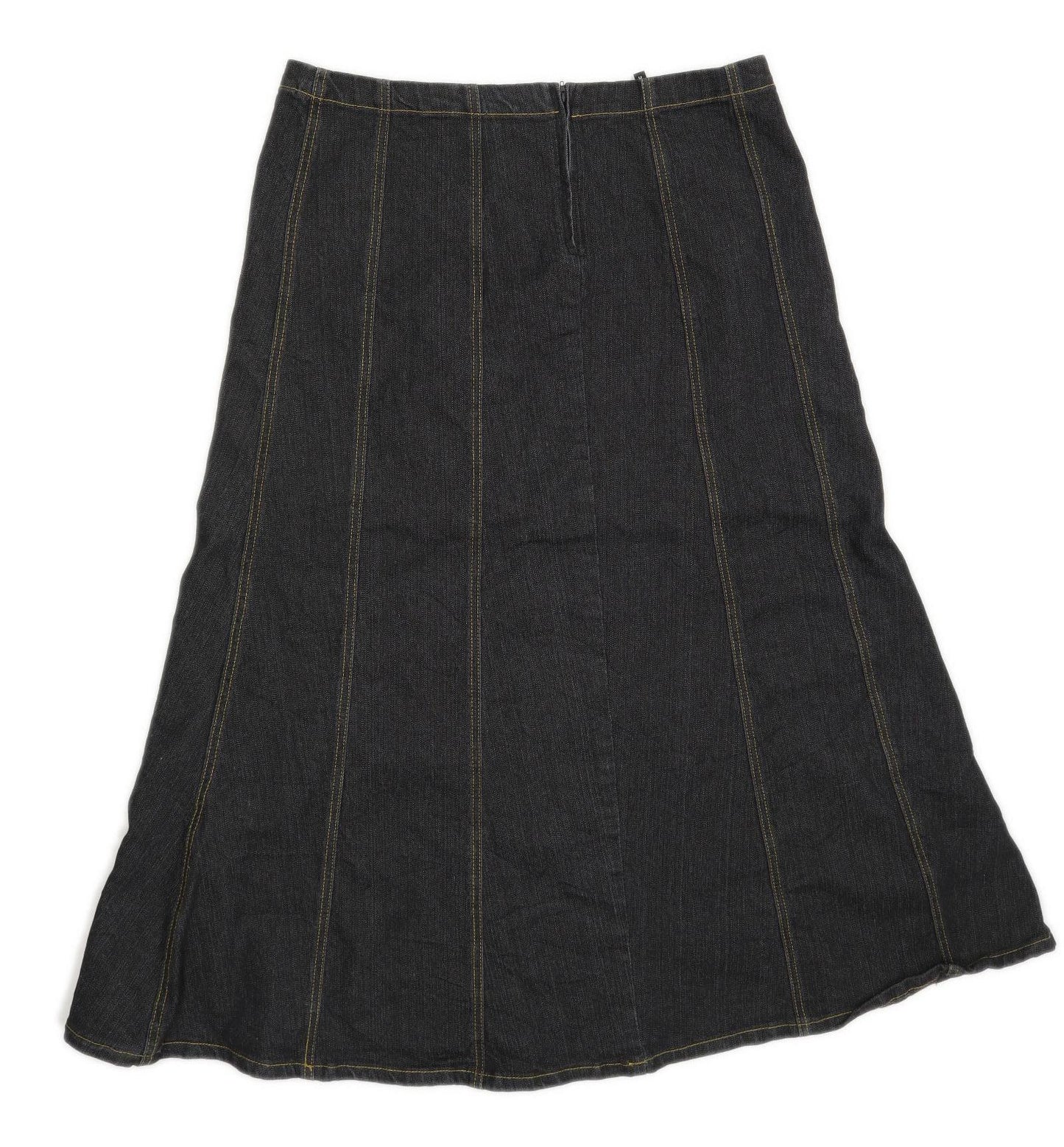 Be Girl Womens Size XL Cotton Blend Blue Skirt (Regular)