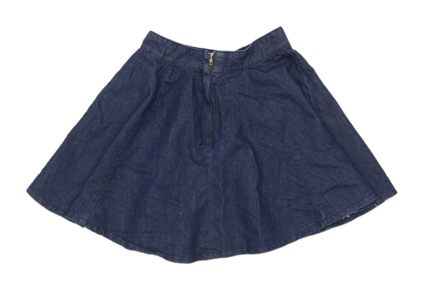 Denim Co Womens Size 8 Denim Blue Skirt (Regular)