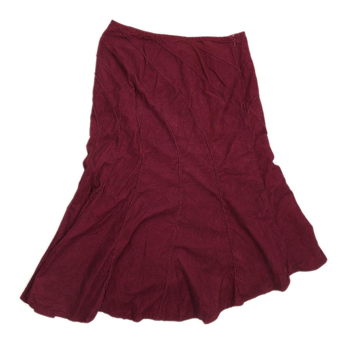 Per Una Womens Size 10 Corduroy Textured Pink Skirt (Tall)