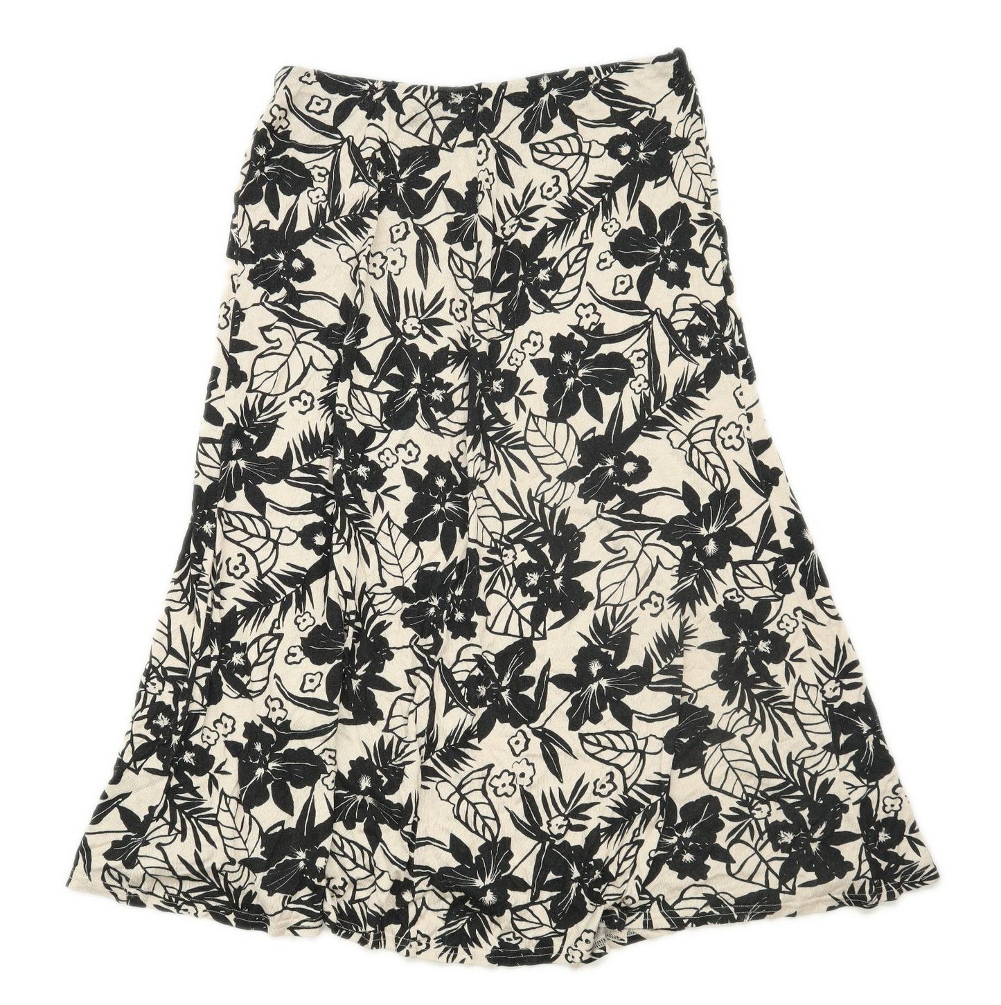 Alexon Womens Size 20 Floral Beige Skirt (Regular)