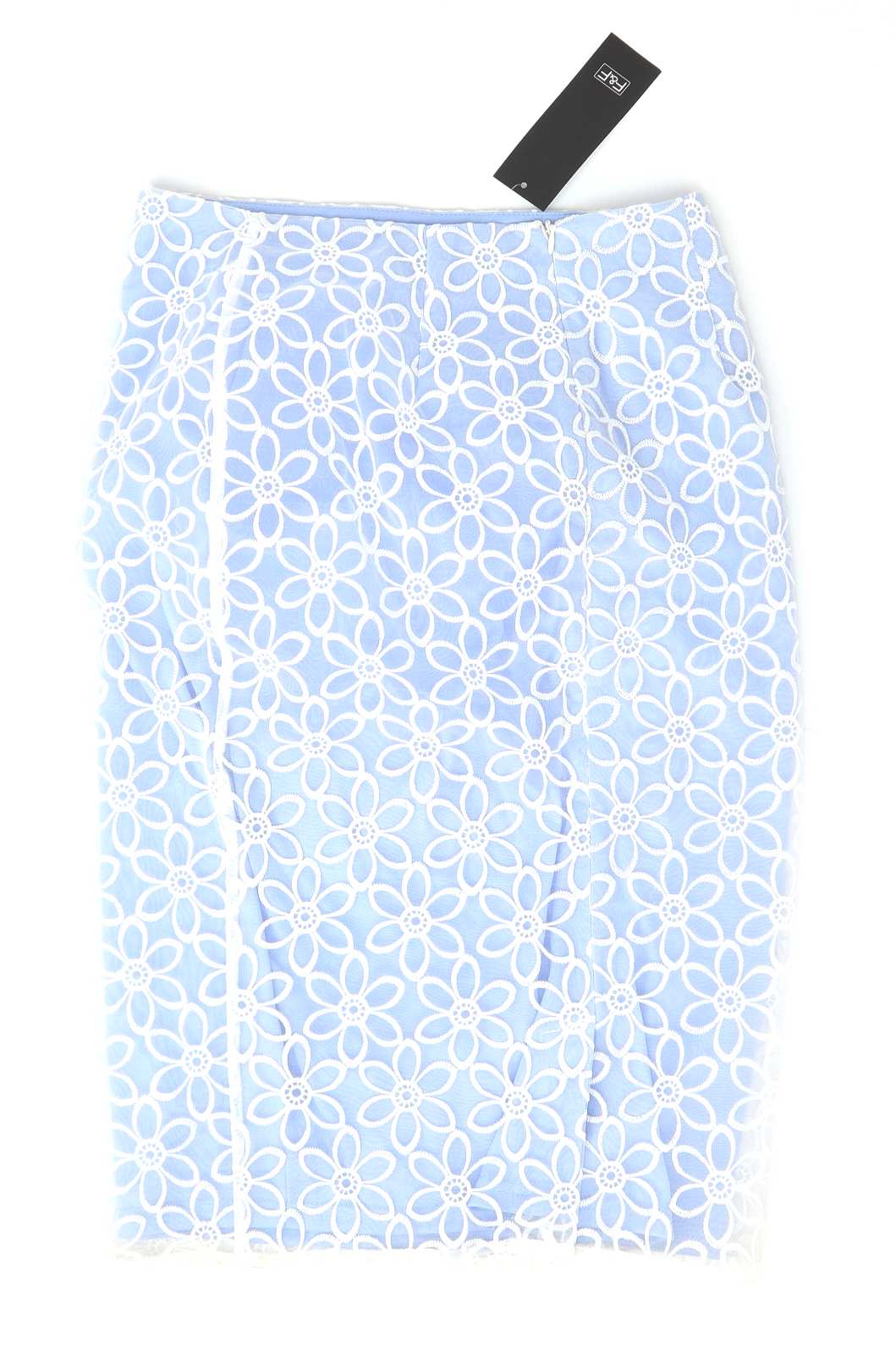 F&F Womens Size 8 Purple Floral Skirt (Regular)