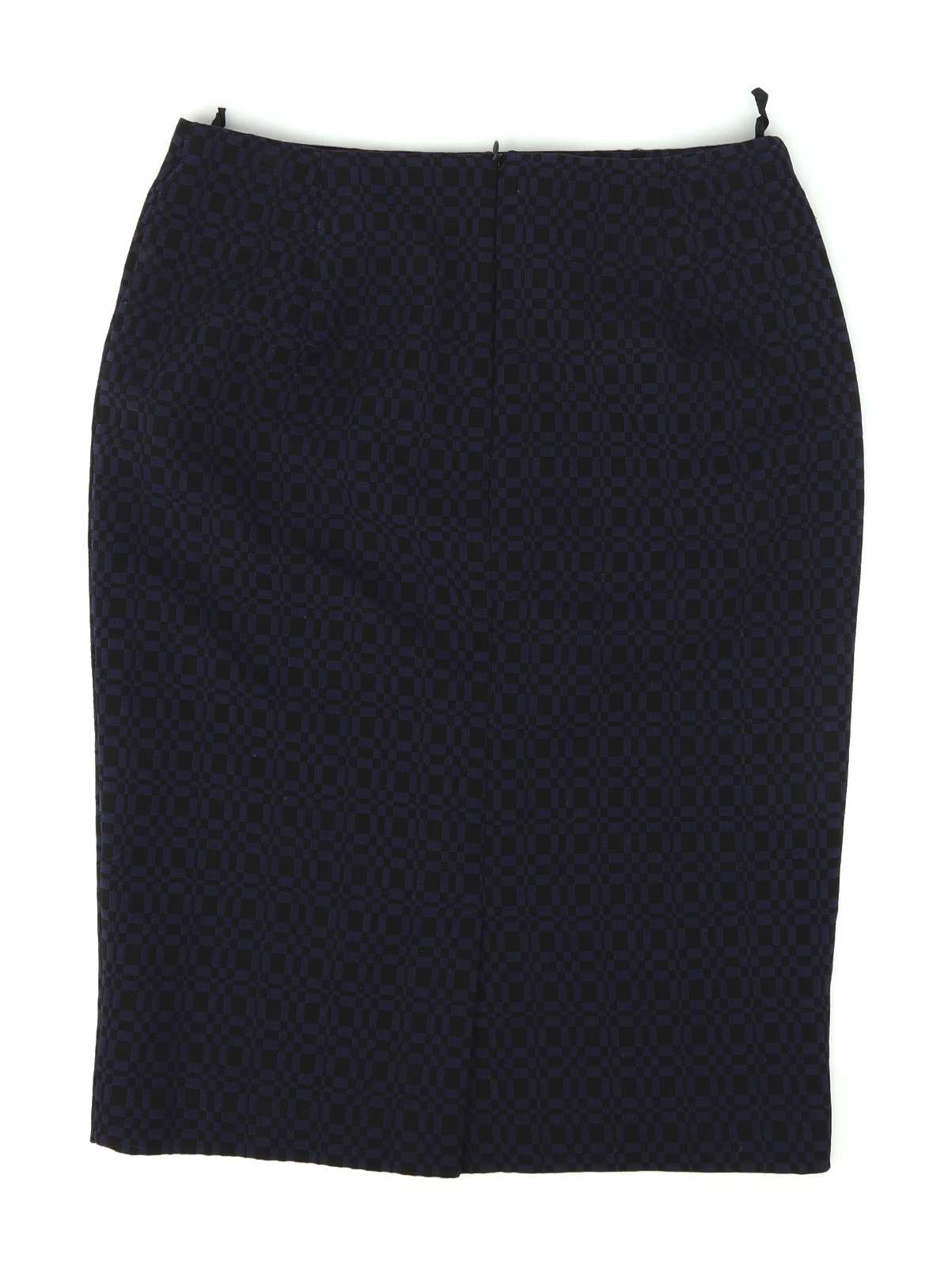Marks & Spencer Womens Size 10 Blue Geometric Skirt (Regular)