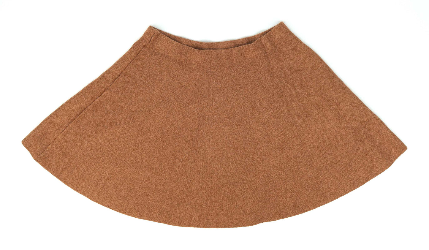 Atmosphere Womens Size 12 Brown Skirt (Regular)