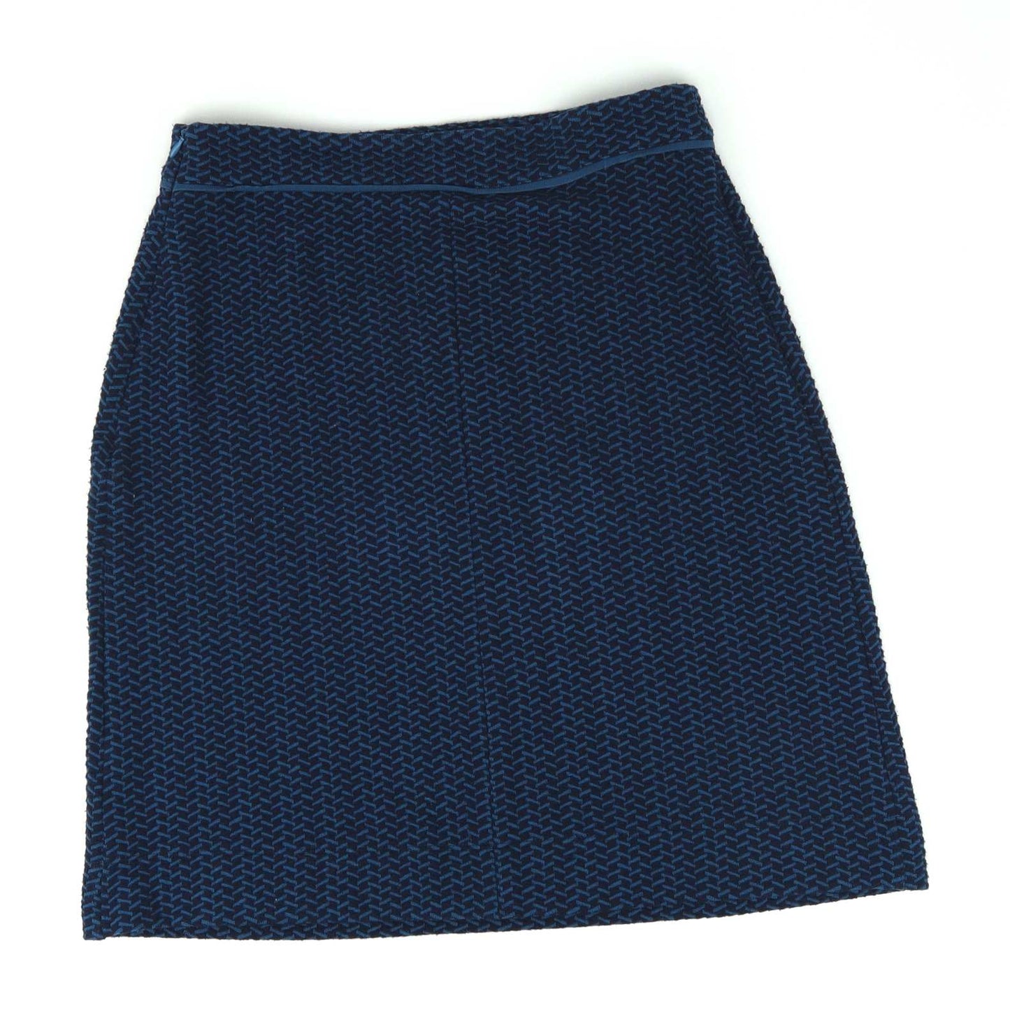 Dickins & Jones Womens Size 10 Blue Textured Skirt (Regular)