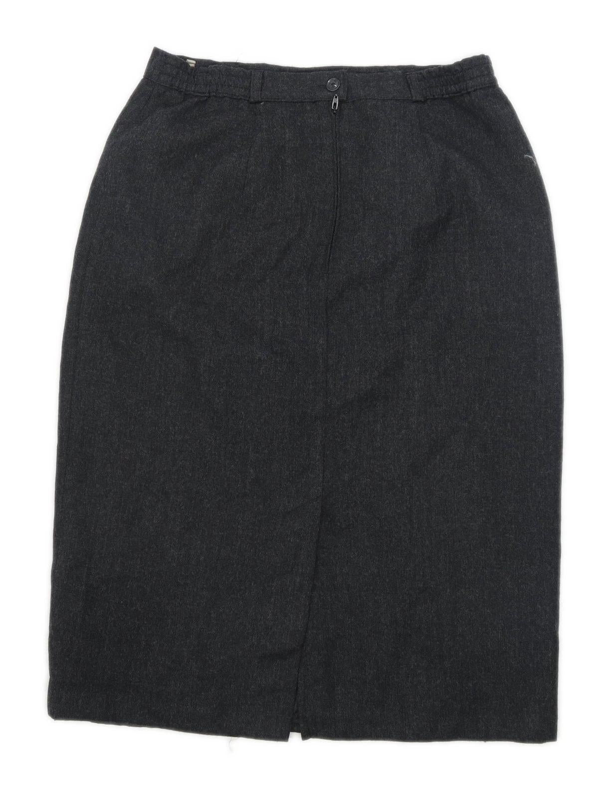 C&A Womens Size 16 New Blend Grey Pencil Skirt (Regular)