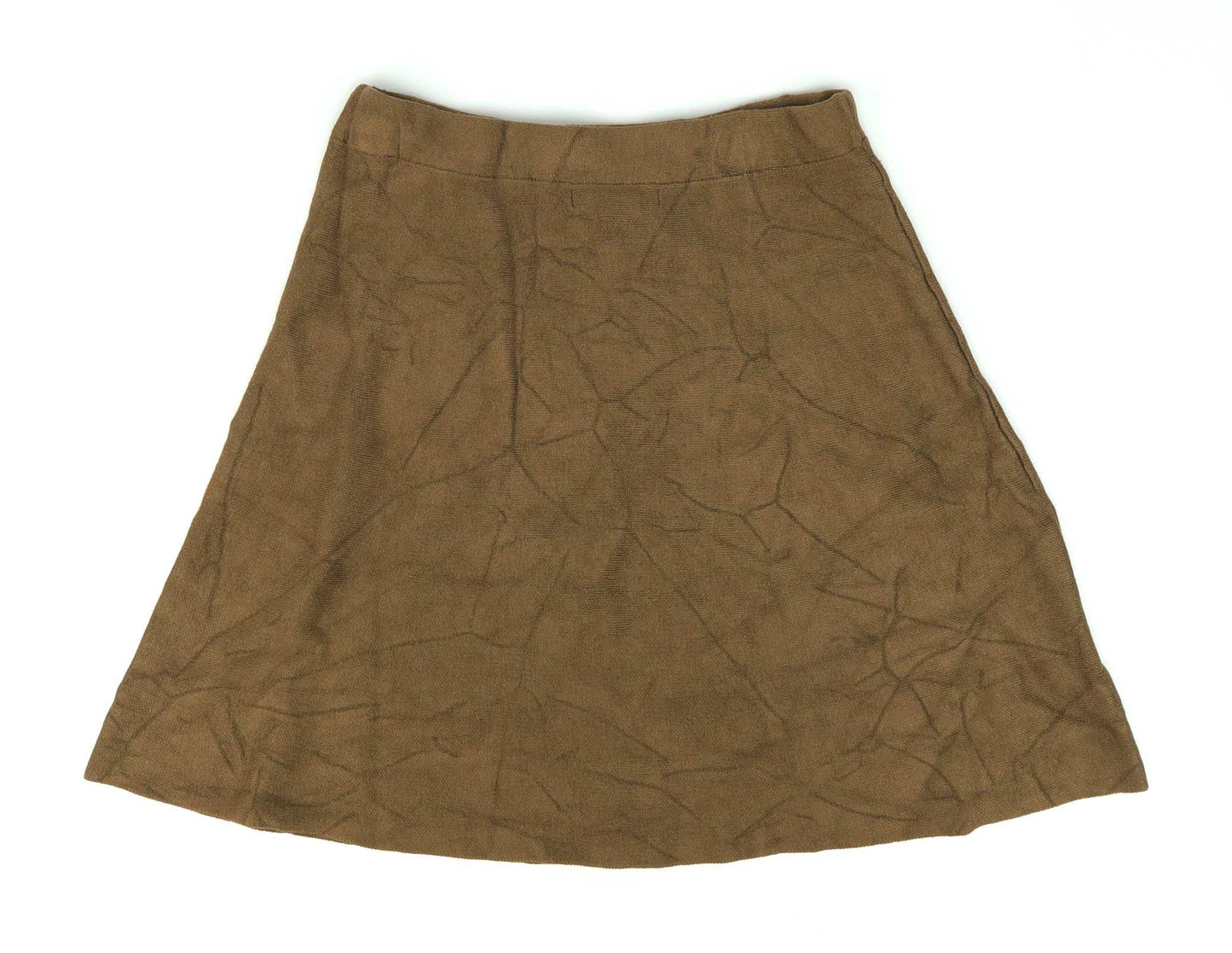 Atmosphere Womens Size 8 Brown A-Line Skirt (Regular)